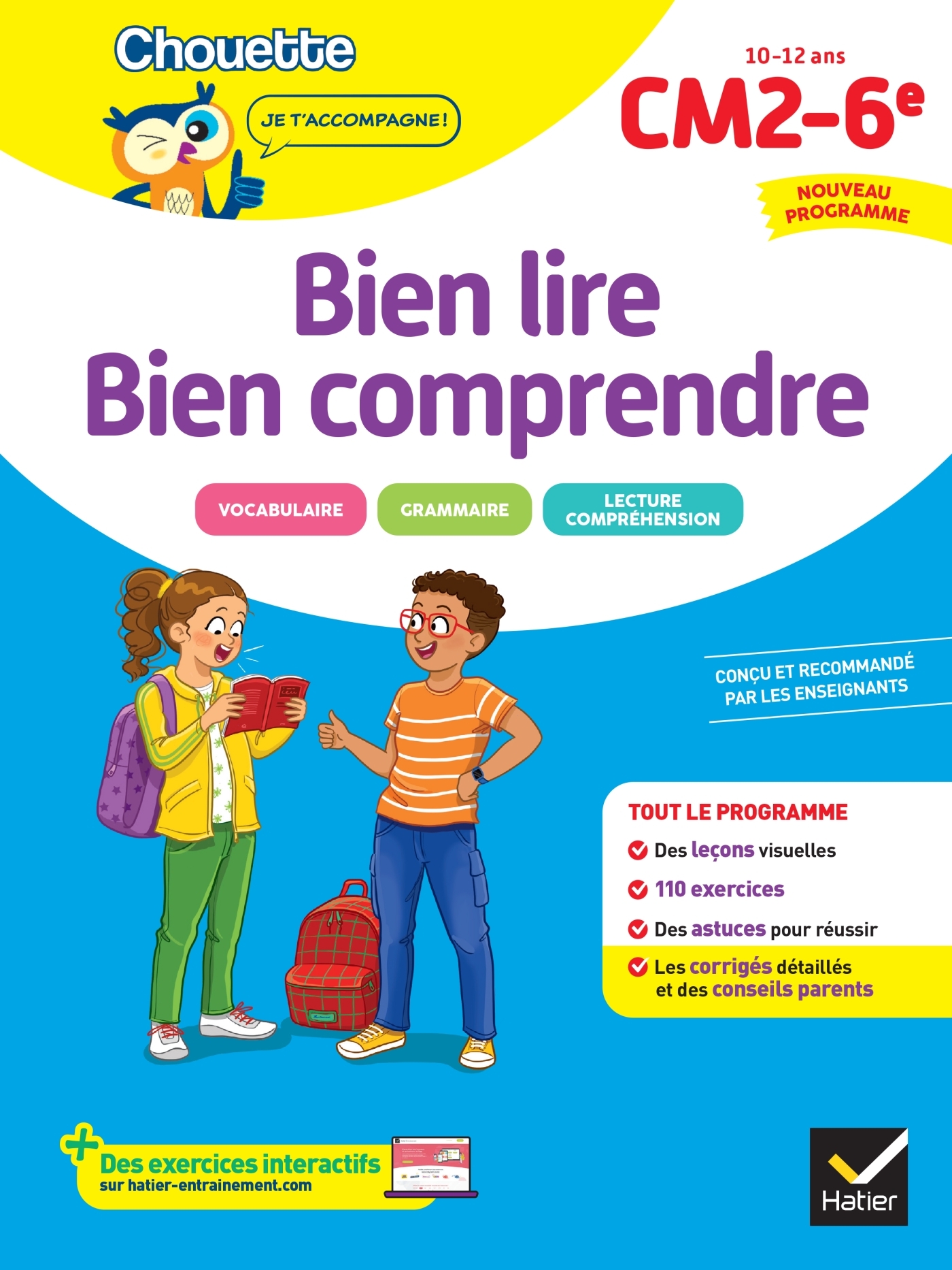 Chouette - Bien lire, bien comprendre CM2/6e - Pascale Bézu-Debs, Marie-Anne Jehl, Florence Jenner Metz, Grégoire Vallancien - HATIER