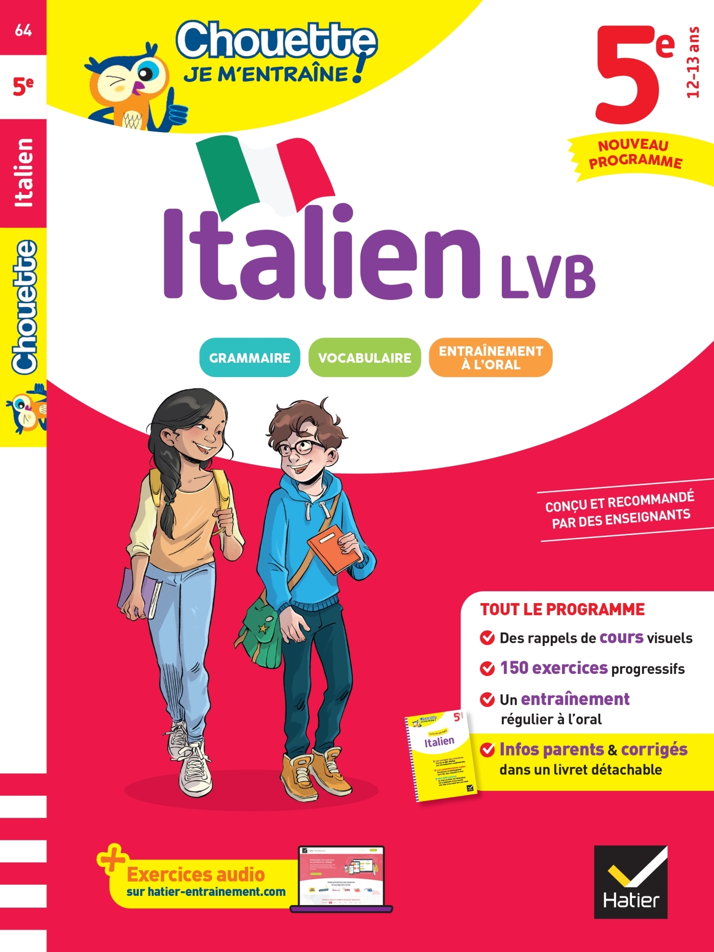 Chouette - Italien 5e - LV2 (A1 vers A2) - Nouveau programme - Valentine Pillet - HATIER