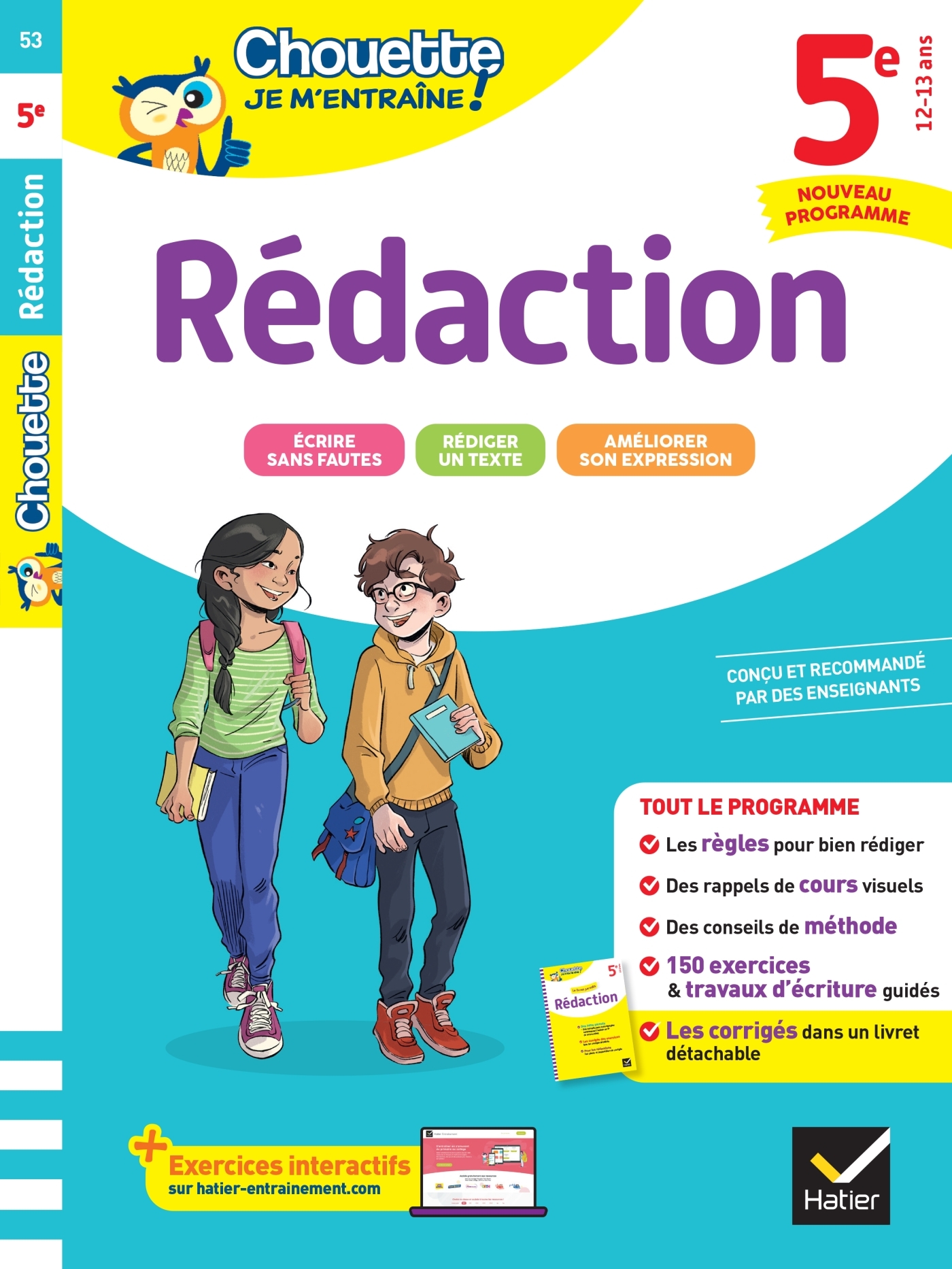 Chouette - Rédaction 5e - Nouveau programme - Anne-Marie Gorson-Tanguy, Alexandra Pulliat - HATIER