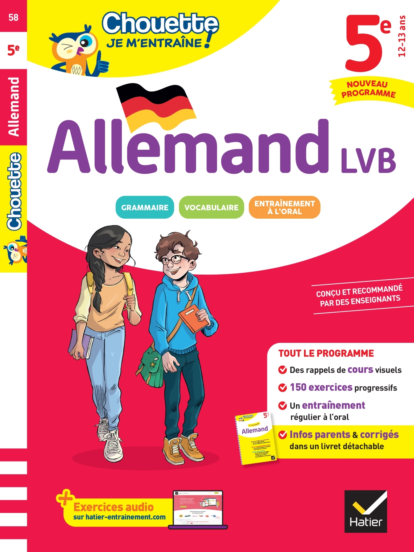Chouette - Allemand 5e - LV2 (A1 vers A2) - Nouveau programme - Marie-Gabrielle Guillot, Caroline Le Berre - HATIER
