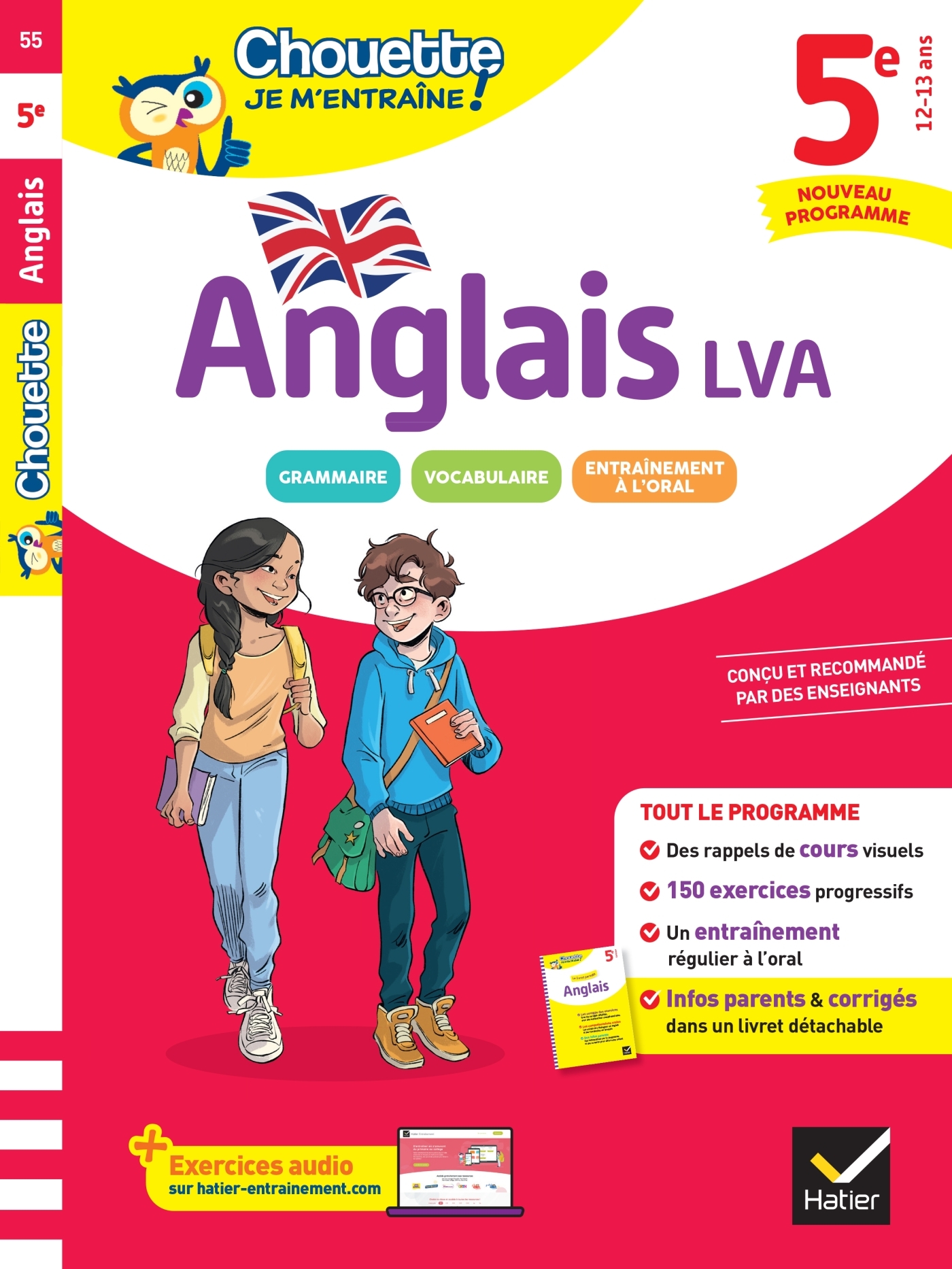 Chouette - Anglais 5e - LV1 (A1+, A2) - Nouveau programme - Nicole Nemni-Nataf, Corinne Touati - HATIER
