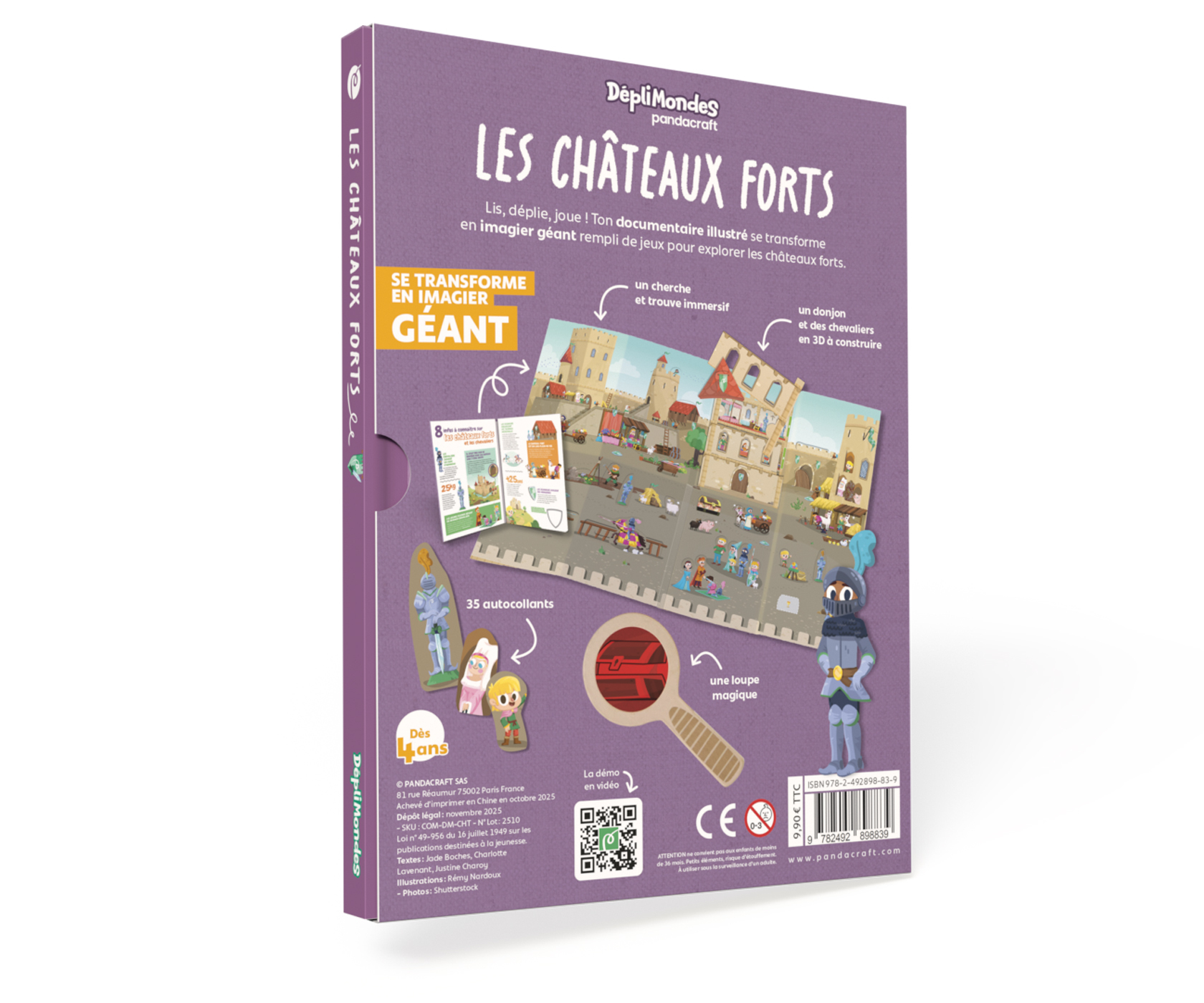 Les châteaux forts - DépliMondes dès 4 ans -  - PANDACRAFT