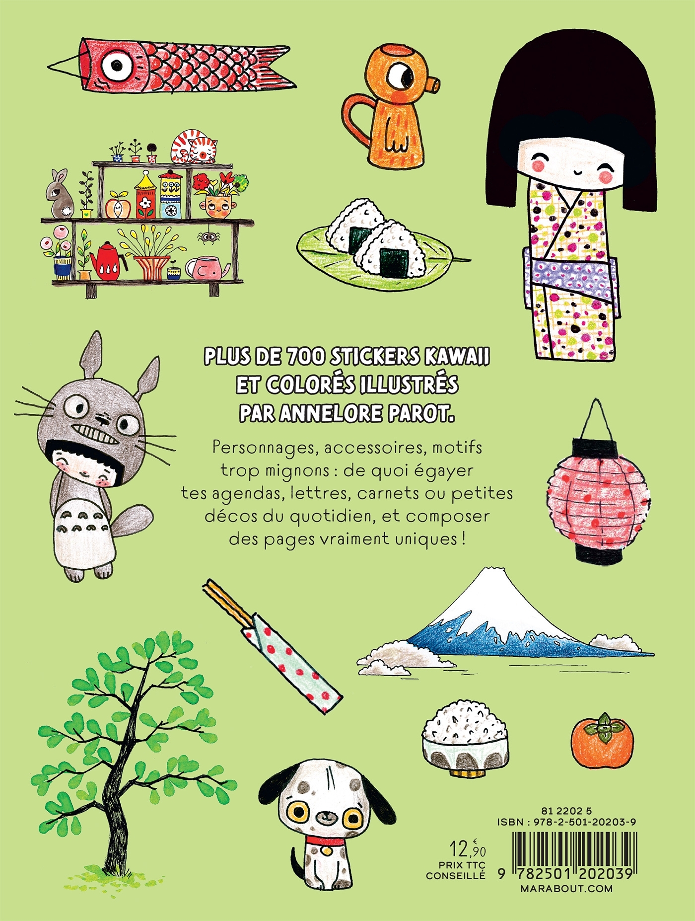 Cute 'n' cosy Stickers - Trop kawaï -  ANNELORE PAROT - MARABOUT
