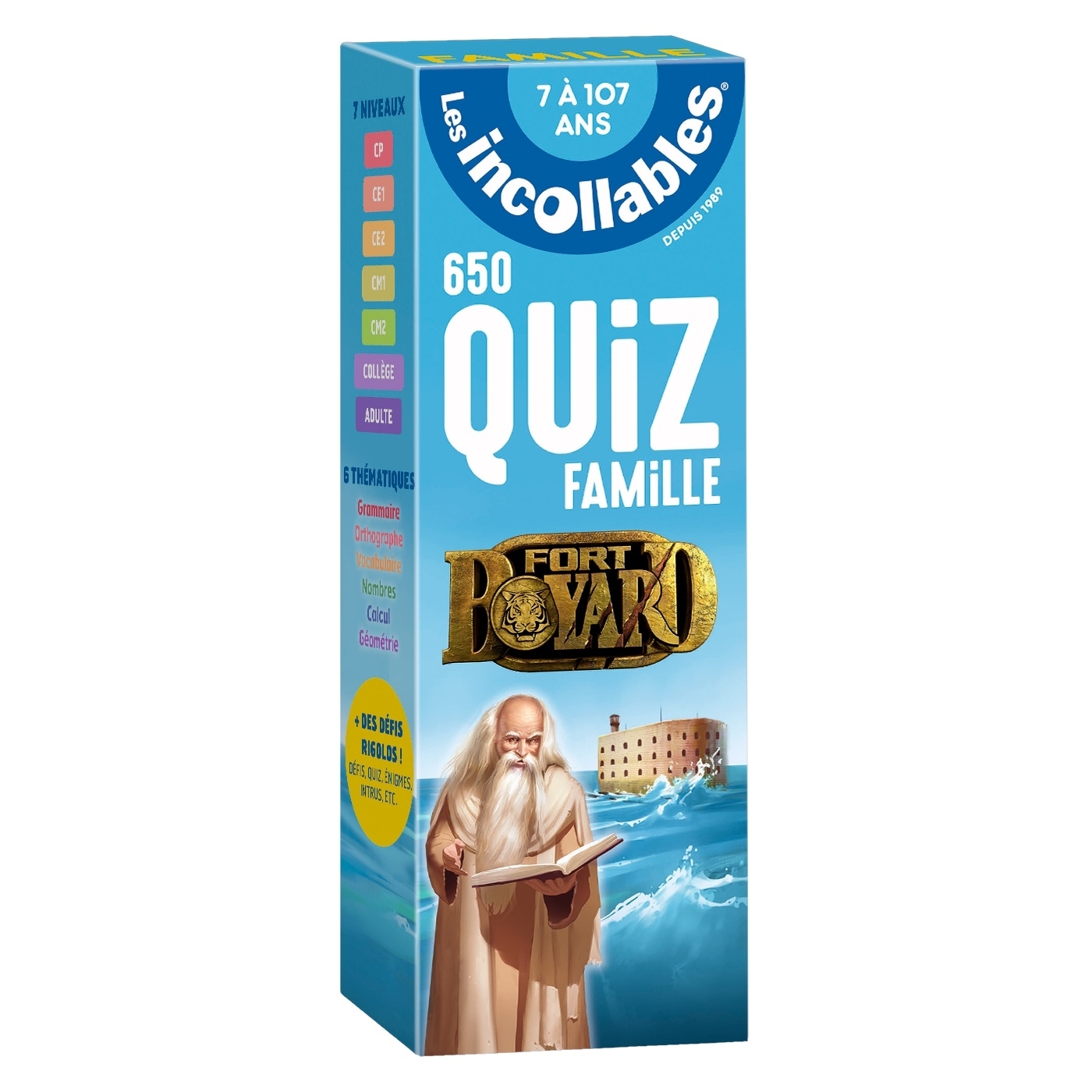 Les incollables - 650 quiz famille Fort Boyard -  Play Bac Éditions - PLAY BAC