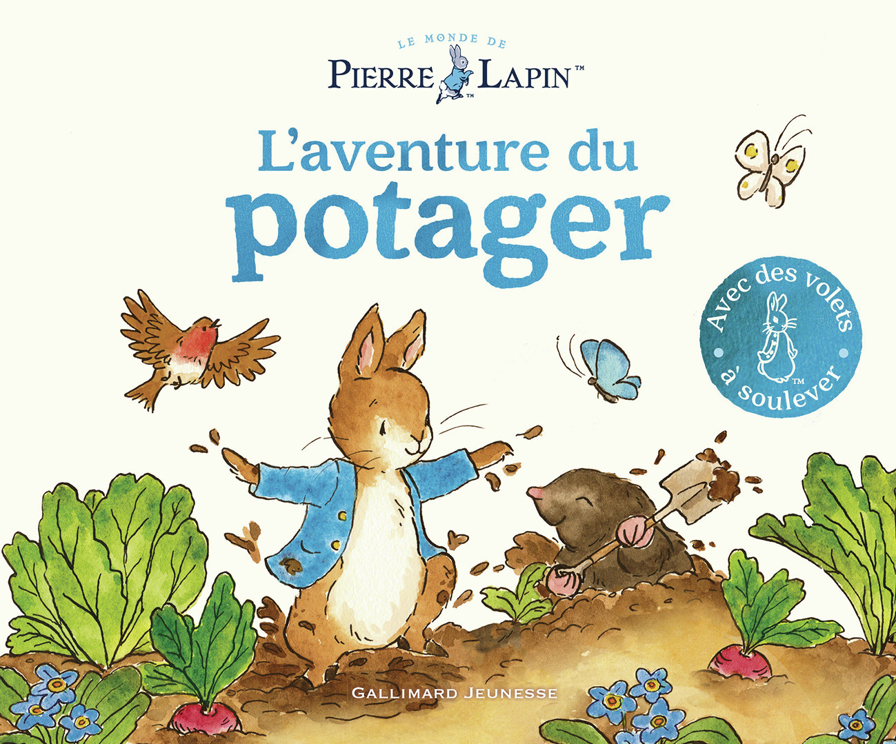 Le Monde de Pierre Lapin - L'Aventure du potager - Beatrix Potter - GALLIMARD JEUNE