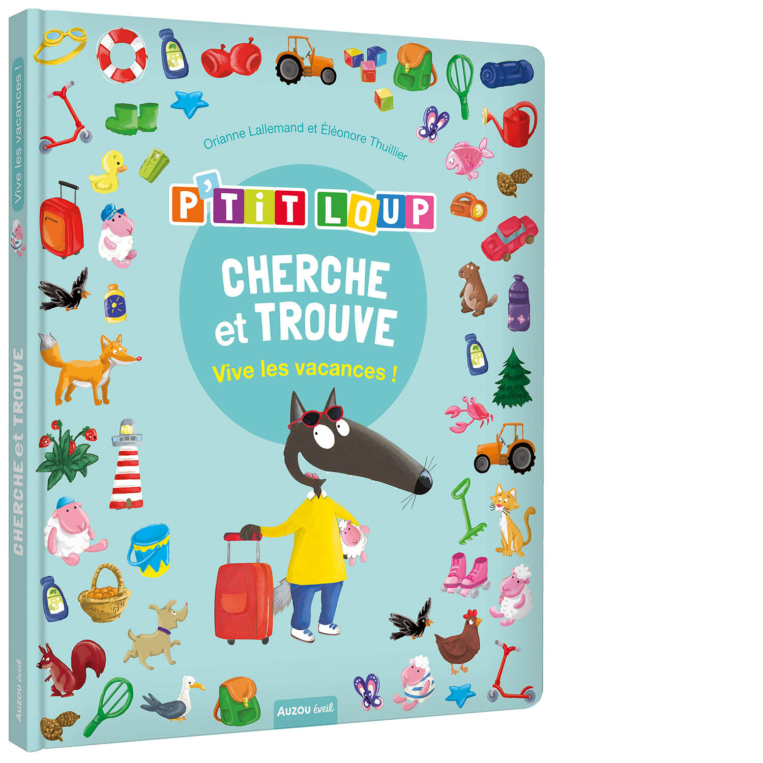 P'tit Loup - Cherche et trouve - Vive les vacances ! - Orianne LALLEMAND, Éléonore THUILLIER - AUZOU