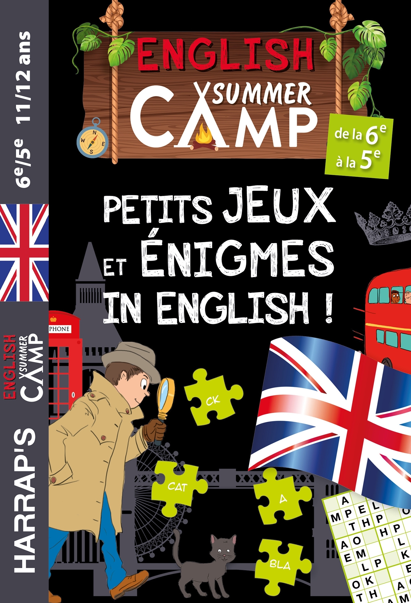 English summer camp - Petits jeux et énigmes in English de la 6e à la 5e -  Collectif - HARRAPS