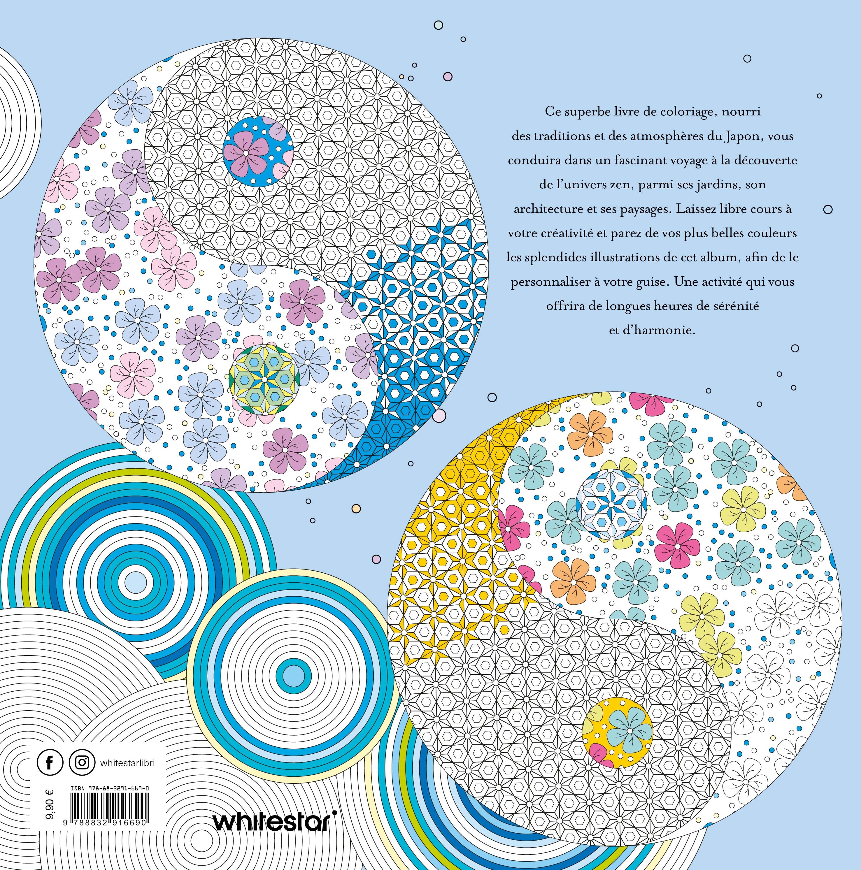 Harmonies zen - Dessins à colorier - Sara Muzio - WHITE STAR