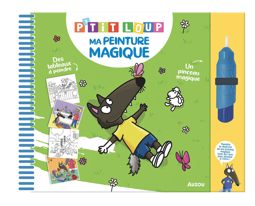 P'tit loup - ma peinture magique - Orianne LALLEMAND - AUZOU