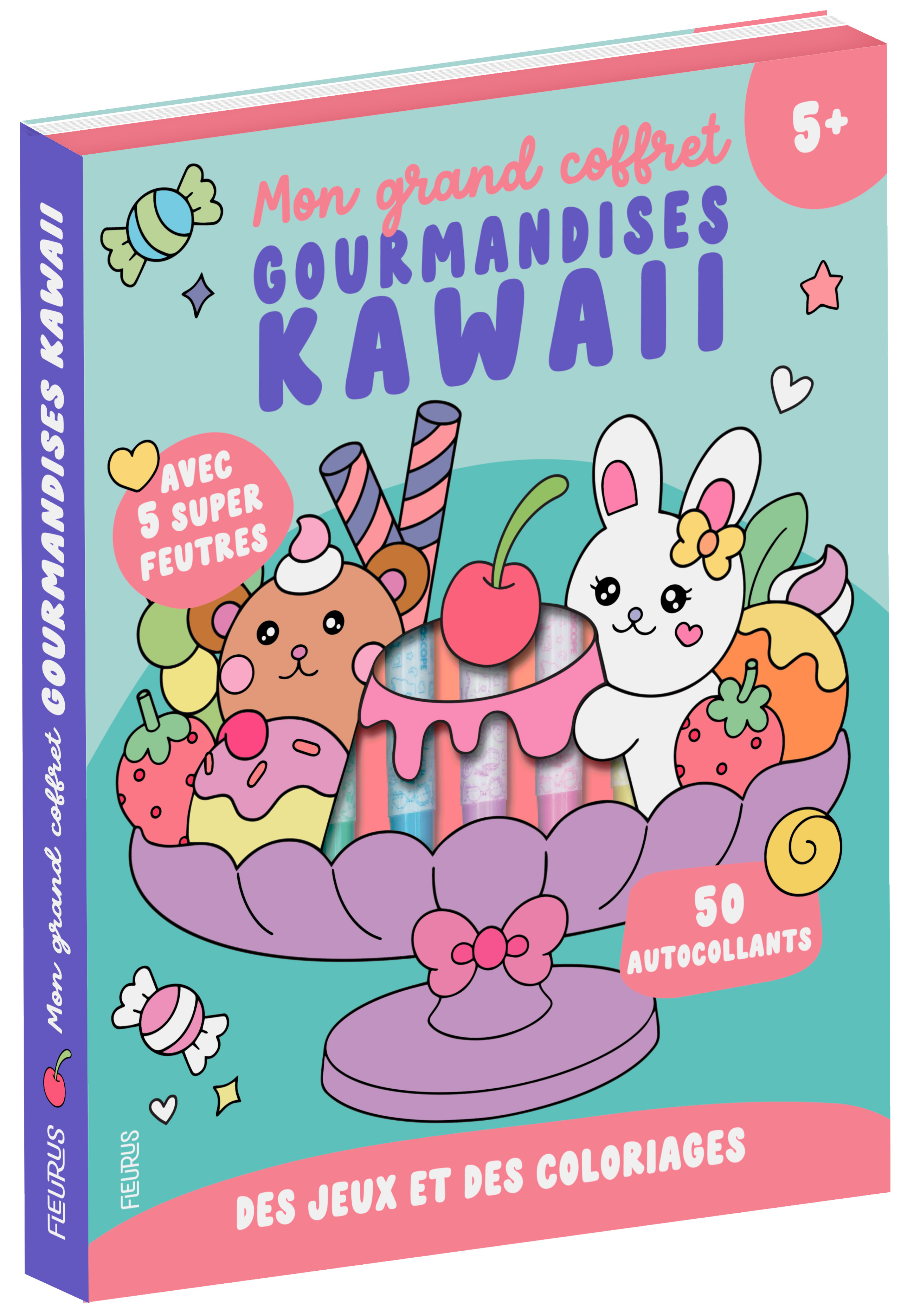 Mon grand coffret Gourmandises KAWAII -  - FLEURUS