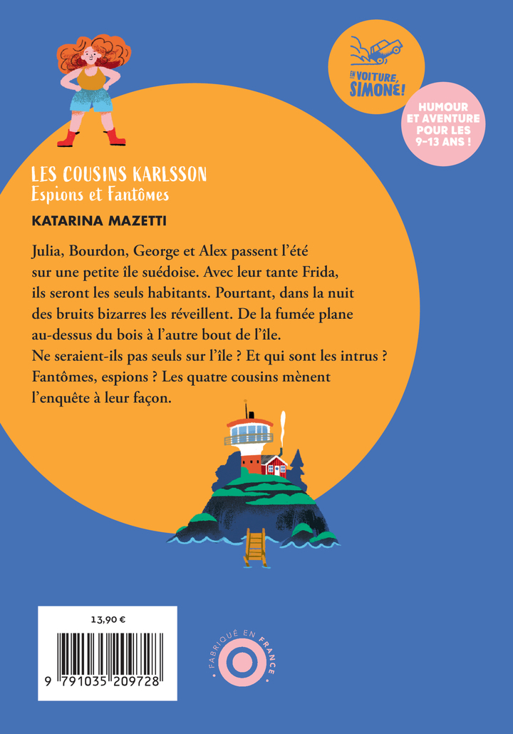Les cousins Karlsson Tome 1 - Espions et fantômes - KATARINA MAZETTI - THIERRY MAGNIER