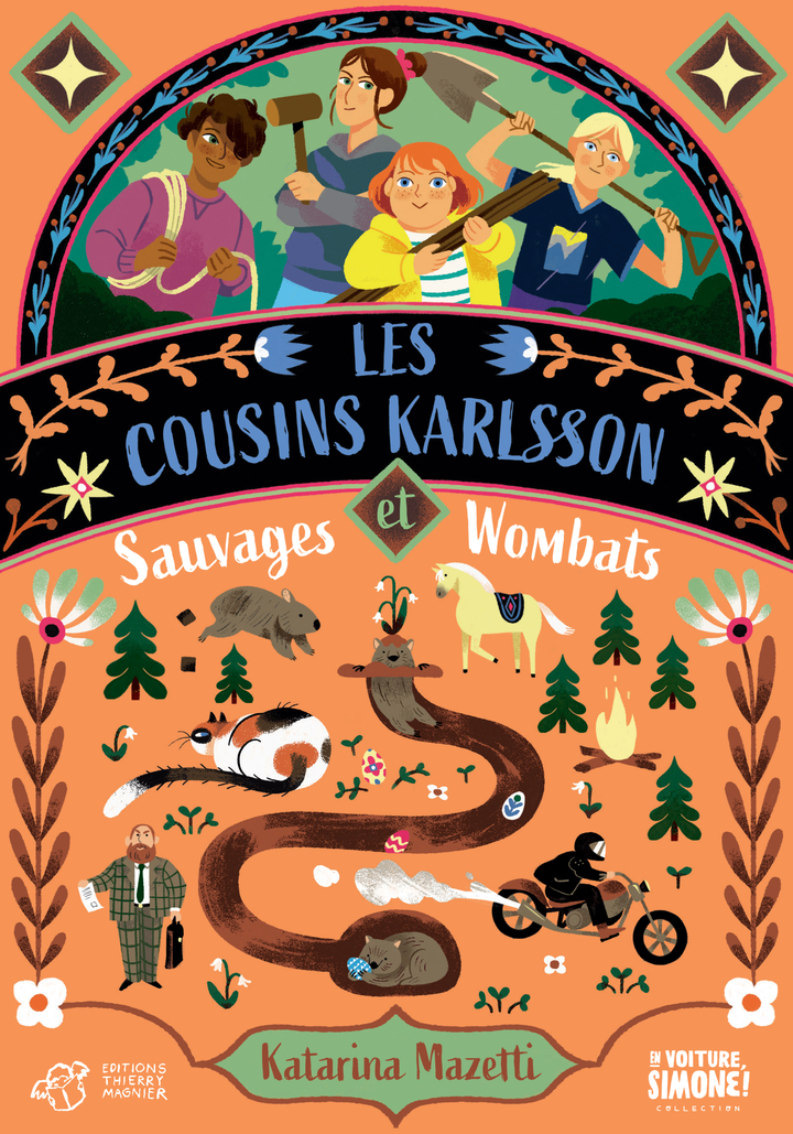 Les cousins Karlsson Tome 2 - Sauvages et Wombats - KATARINA MAZETTI - THIERRY MAGNIER