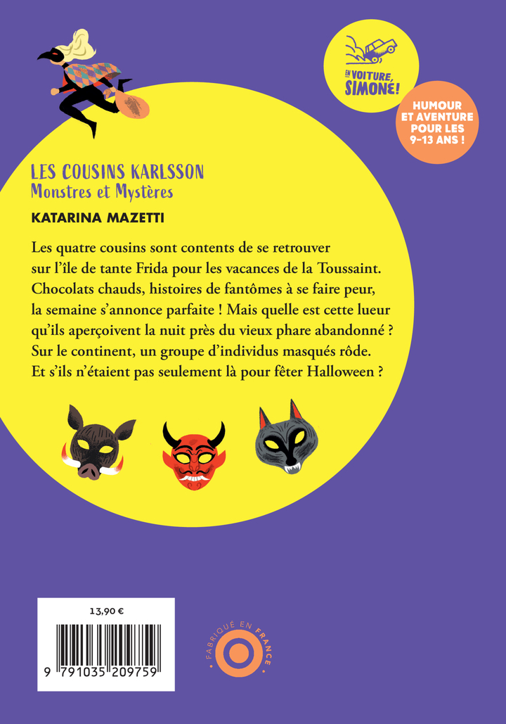 Les cousins Karlsson Tome 4 - Monstres et mystères - KATARINA MAZETTI - THIERRY MAGNIER