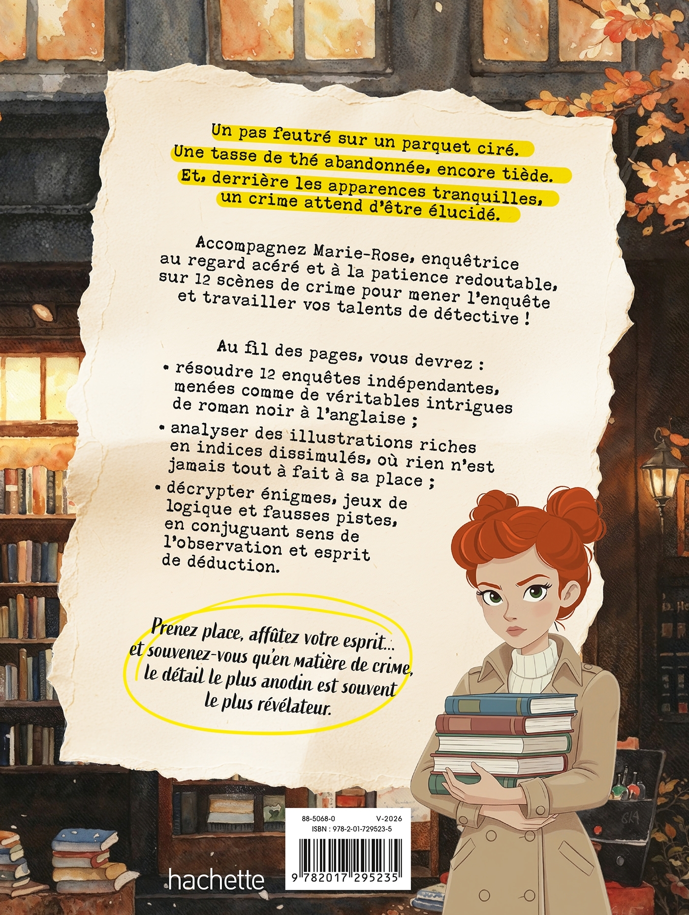 Le cahier d'enquêtes Cozy Mystery Adultes -   - HACHETTE PRAT
