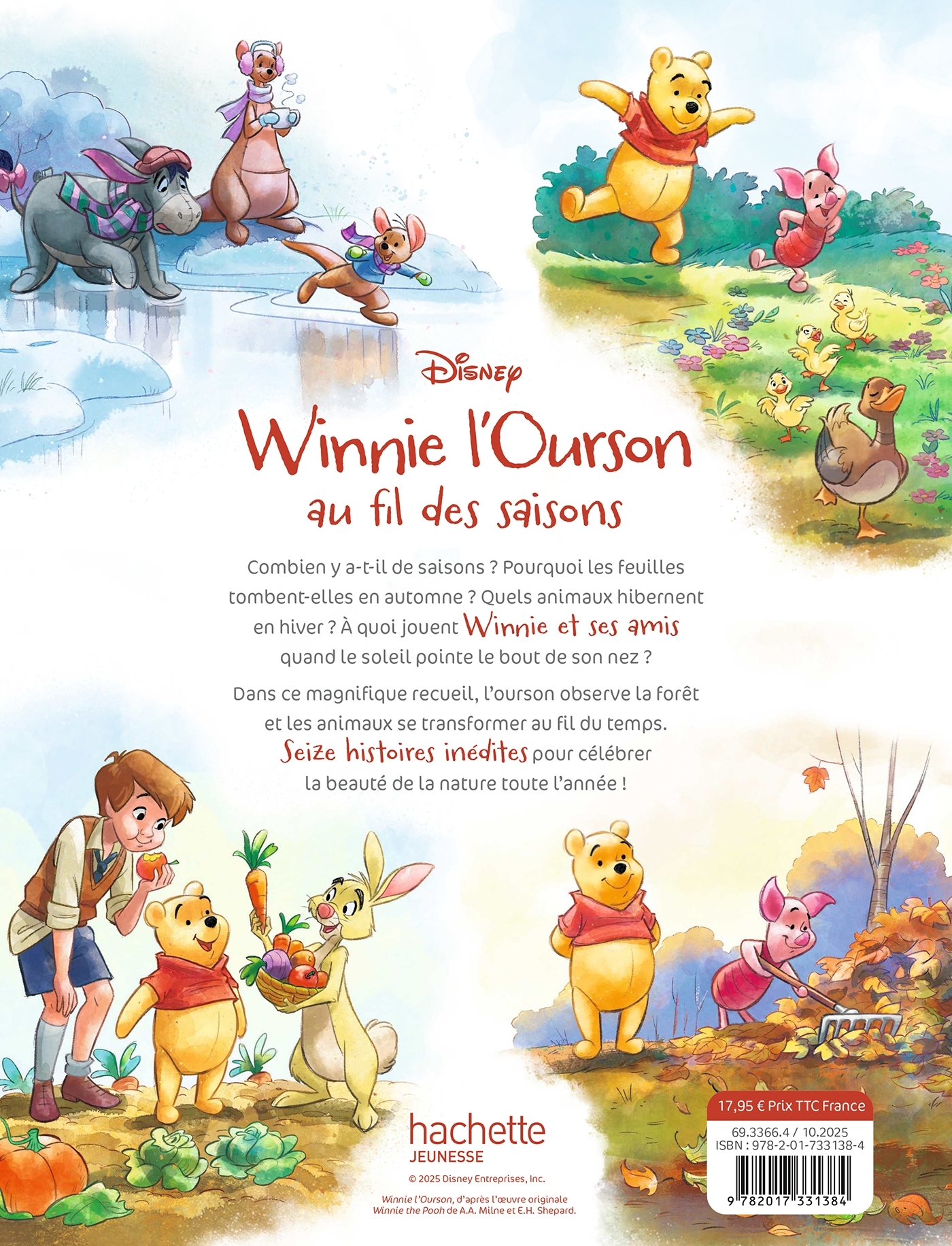 WINNIE L'OURSON - Winnie au fil des saisons - DISNEY -  - DISNEY HACHETTE