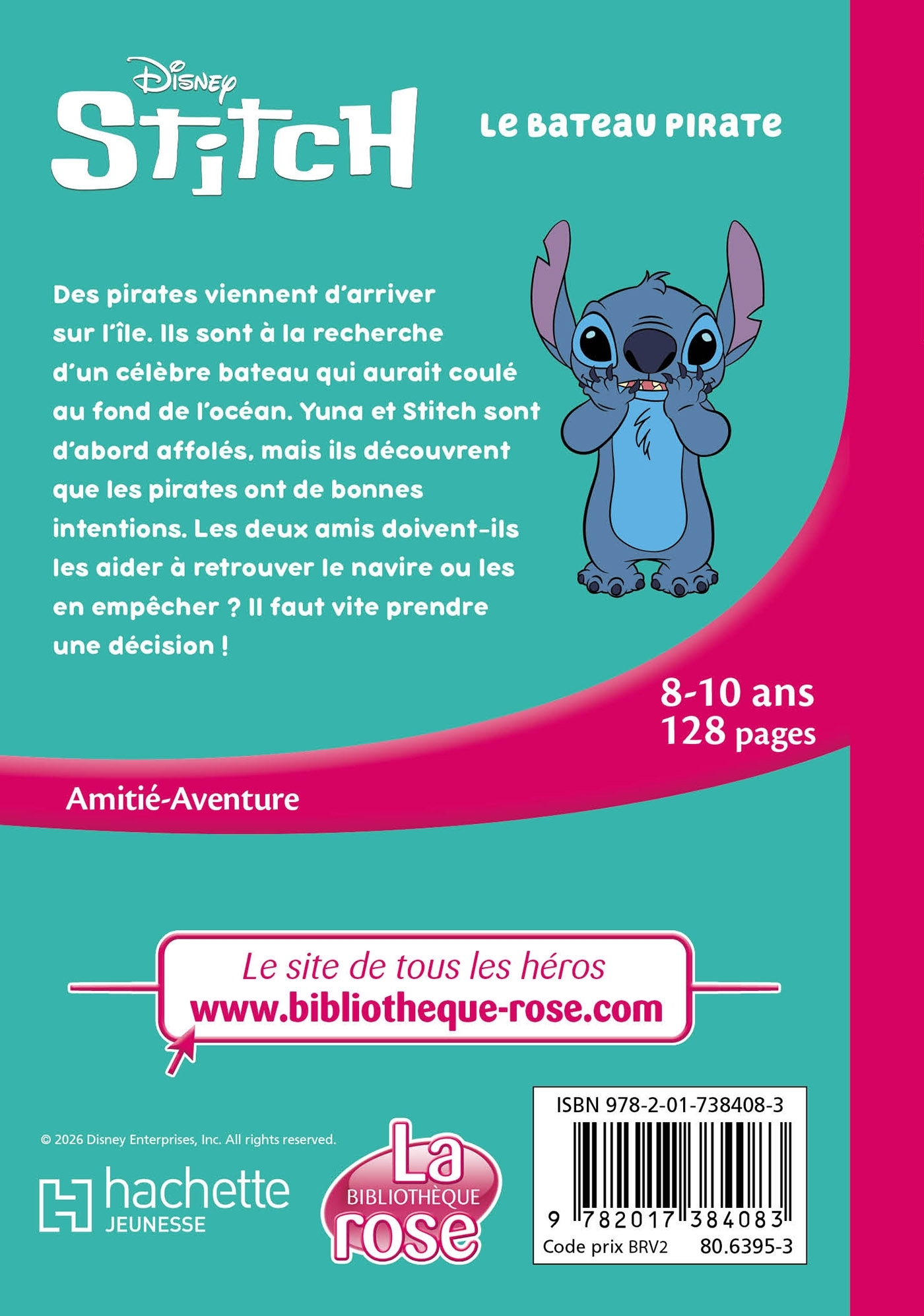 Stitch !, Tome 25 - Le bateau pirate -  Disney - HACHETTE JEUN.