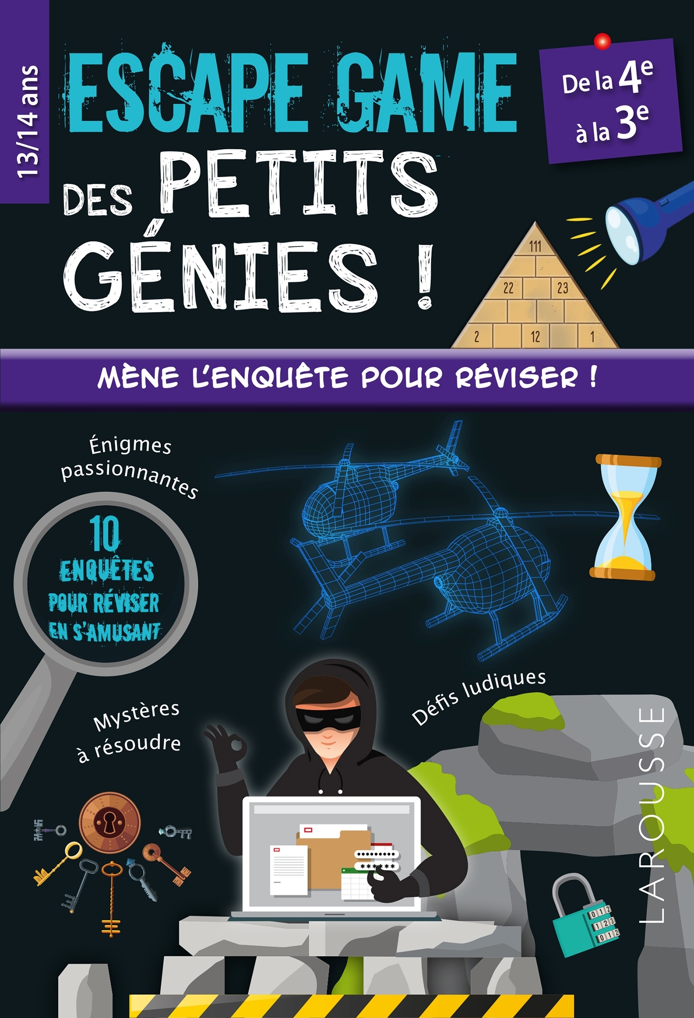 Escape game des petits génies - 4e-3e - Cahier de vacances - Arnaud Durand, Julien Durand - LAROUSSE