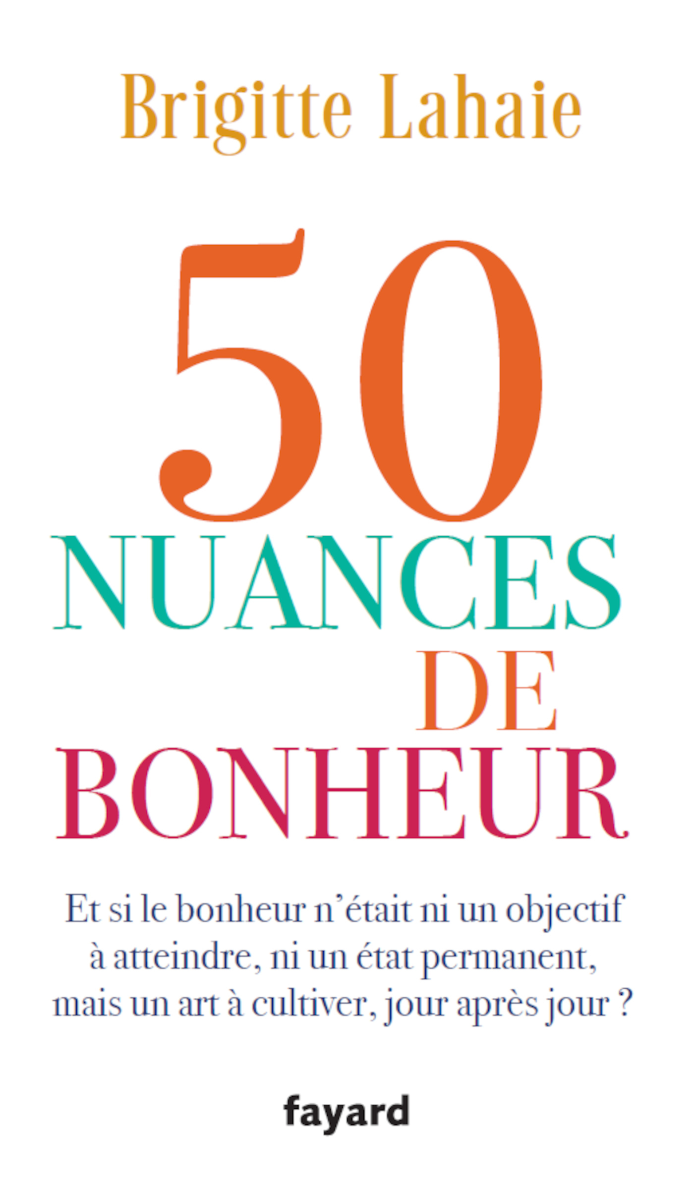 50 nuances de bonheur - Brigitte Lahaie - FAYARD