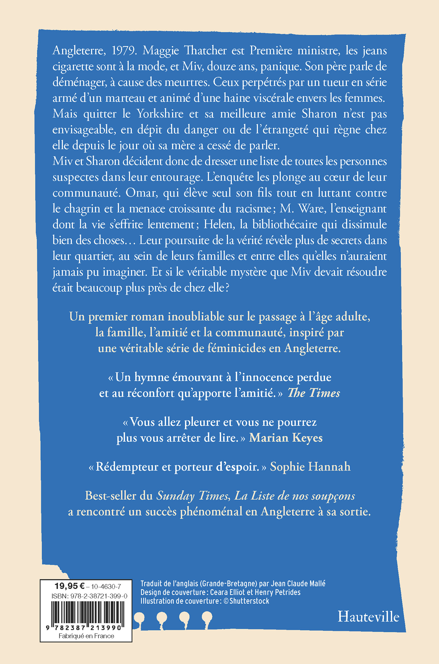 La Liste de nos soupçons - Jennie Godfrey - HAUTEVILLE