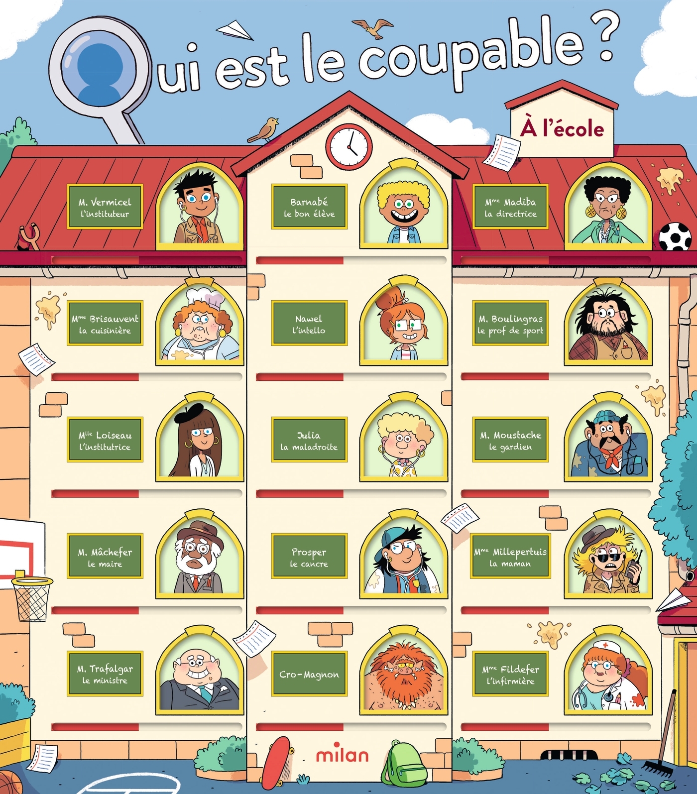 Qui est le coupable ? À l'école - Pascal Prévôt - MILAN