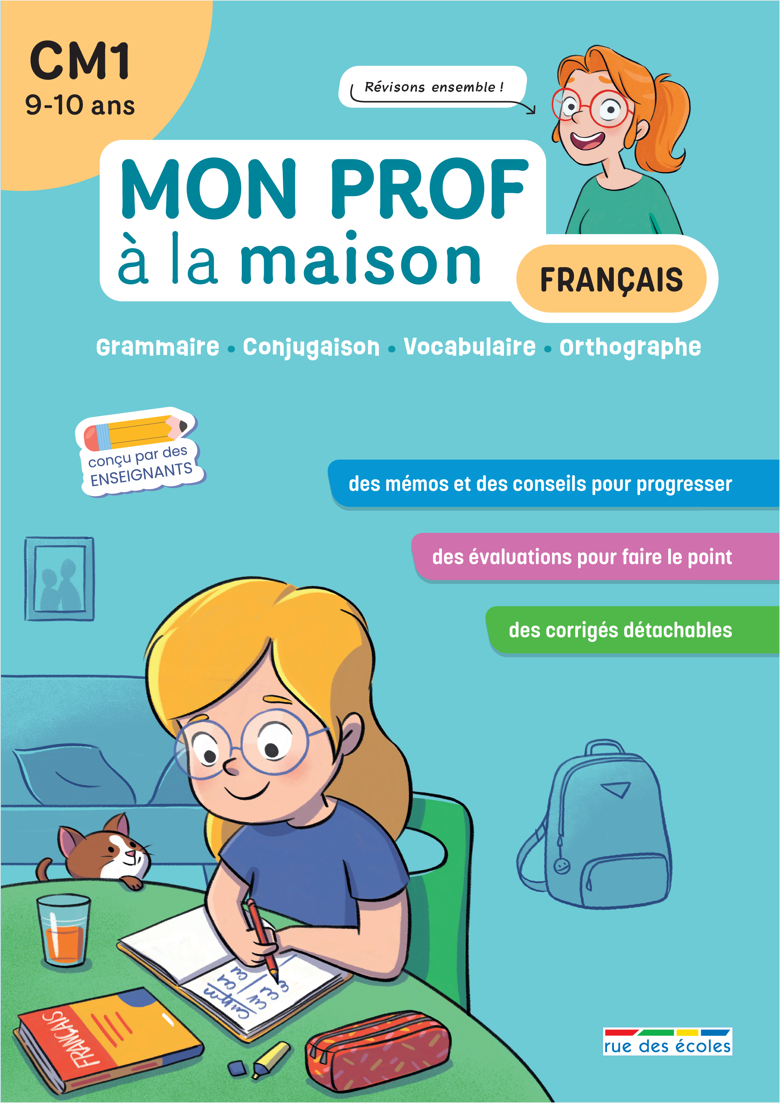 Mon prof à la maison - Français CM1 -  Collectif - RUE DES ECOLES