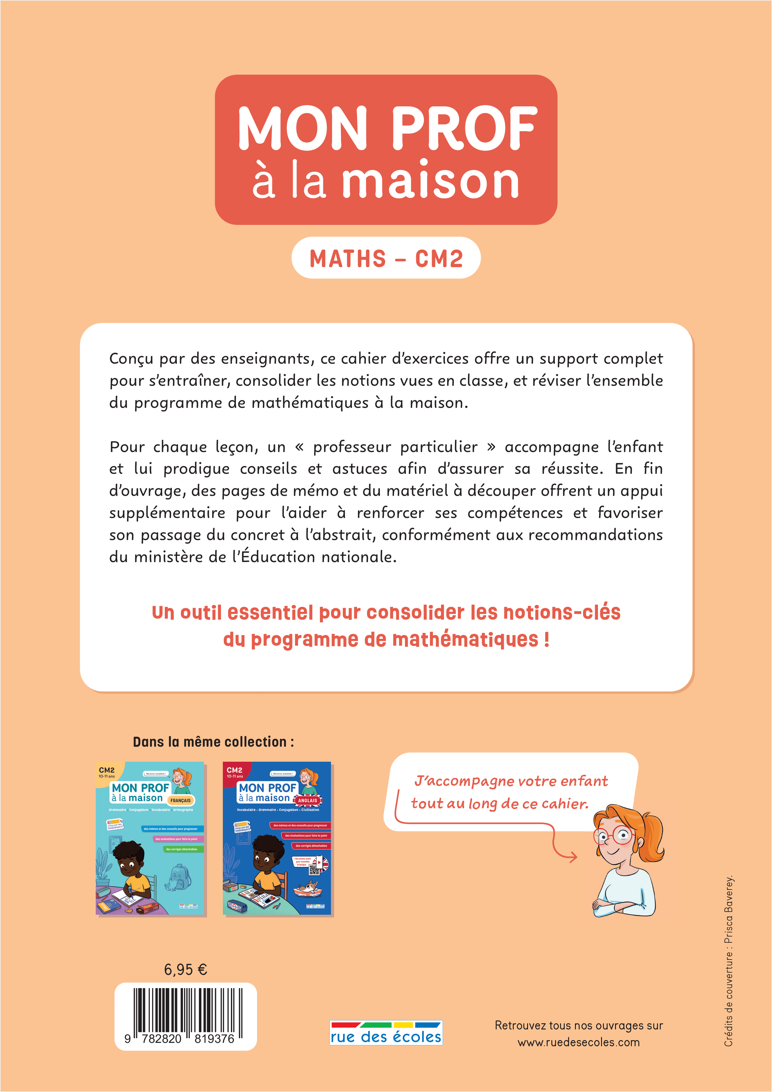 Mon prof à la maison - Maths CM2 - Camille  Denoël, Maxime Paul - RUE DES ECOLES