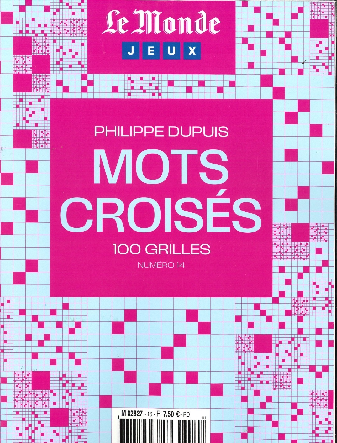 Le Monde Mots Croisés n°14 - Philippe Dupuis - MONDE HORSERIE