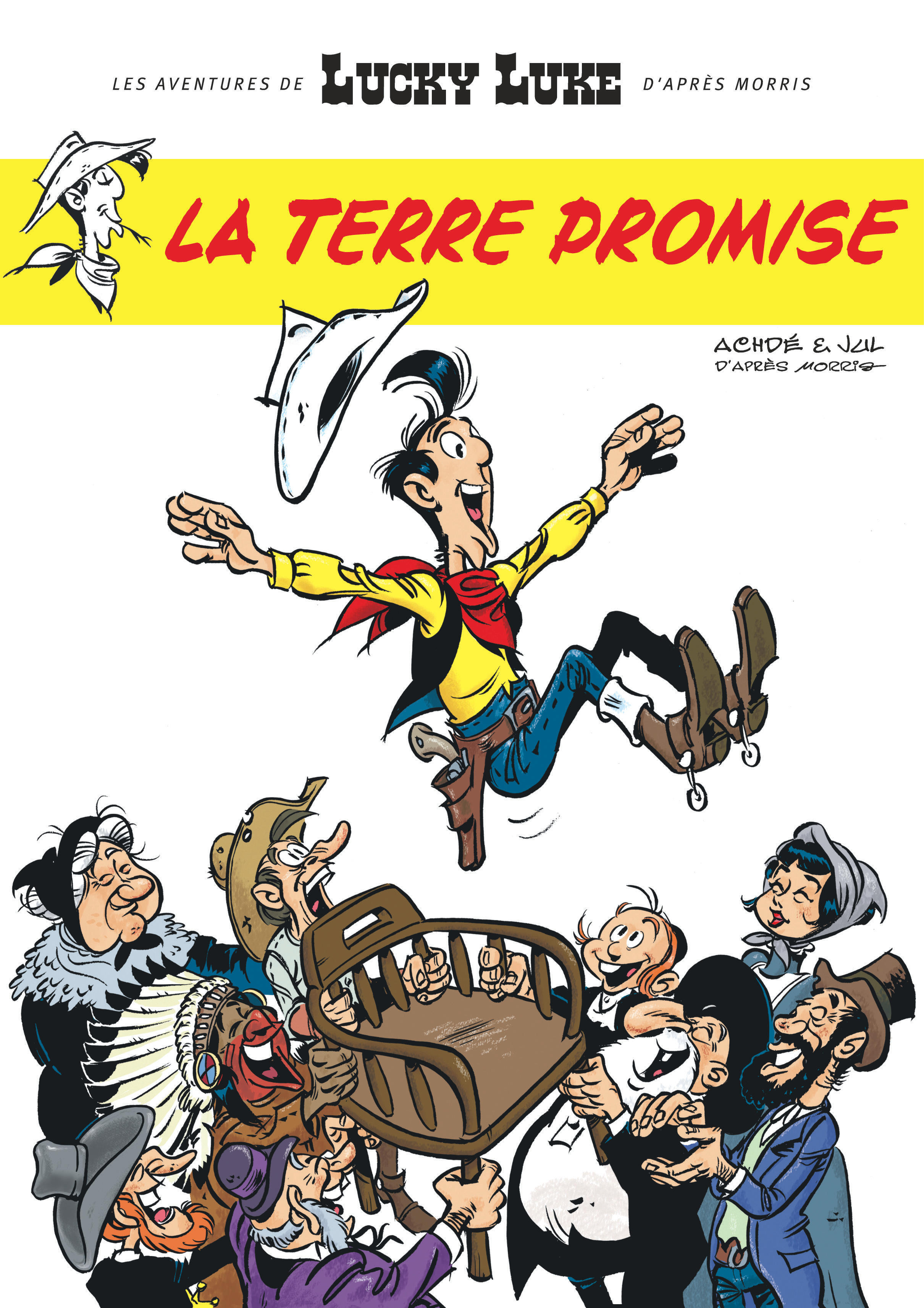 Les Aventures de Lucky Luke d'après Morris - Tome 7 - La Terre promise -  JUL - LUCKY