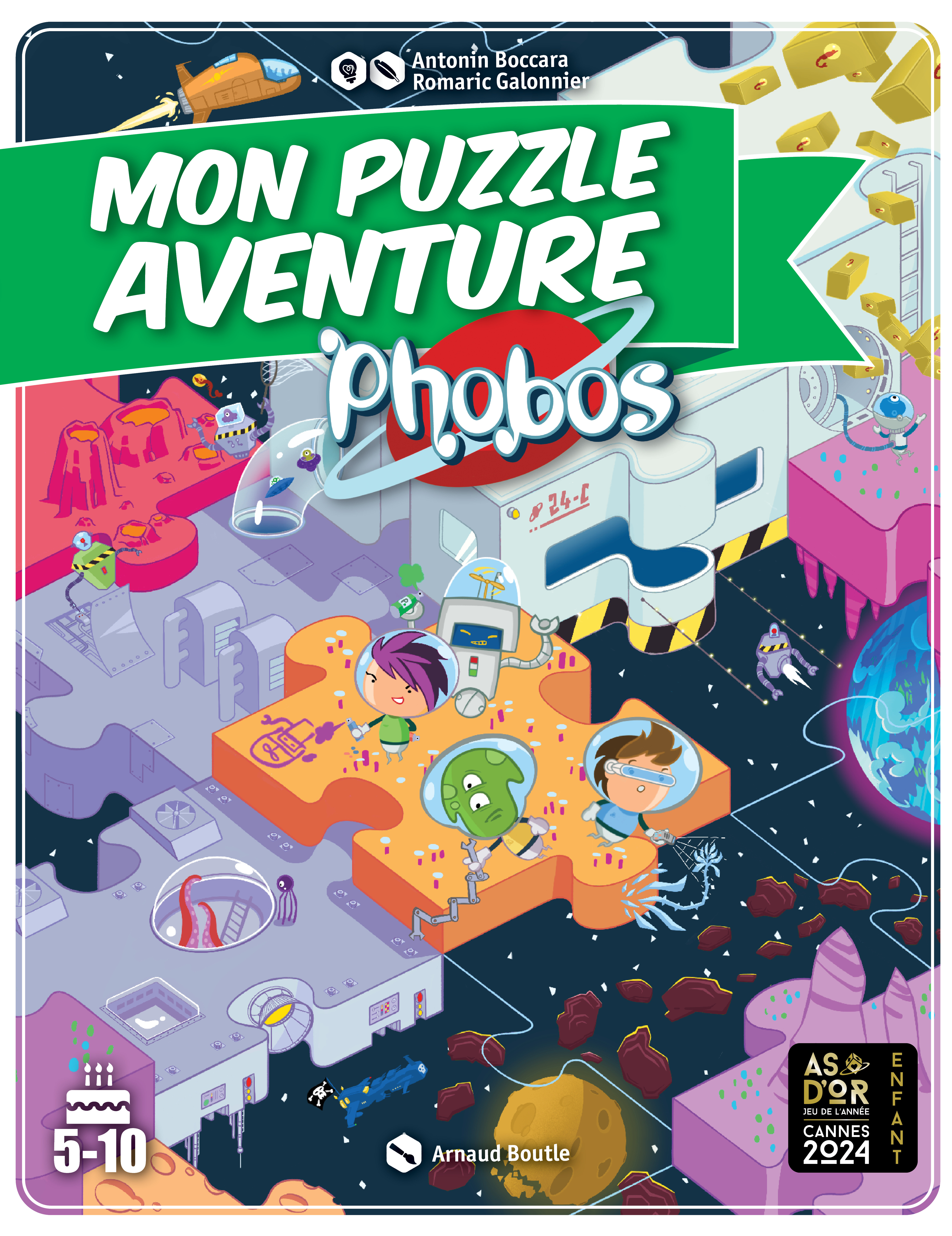 Mon Puzzle Aventure : Phobos - ANTONIN BOCCARA, Romaric GALONNIER, ERICK ALEXANDERSON ROSAS,   - GAME FLOW