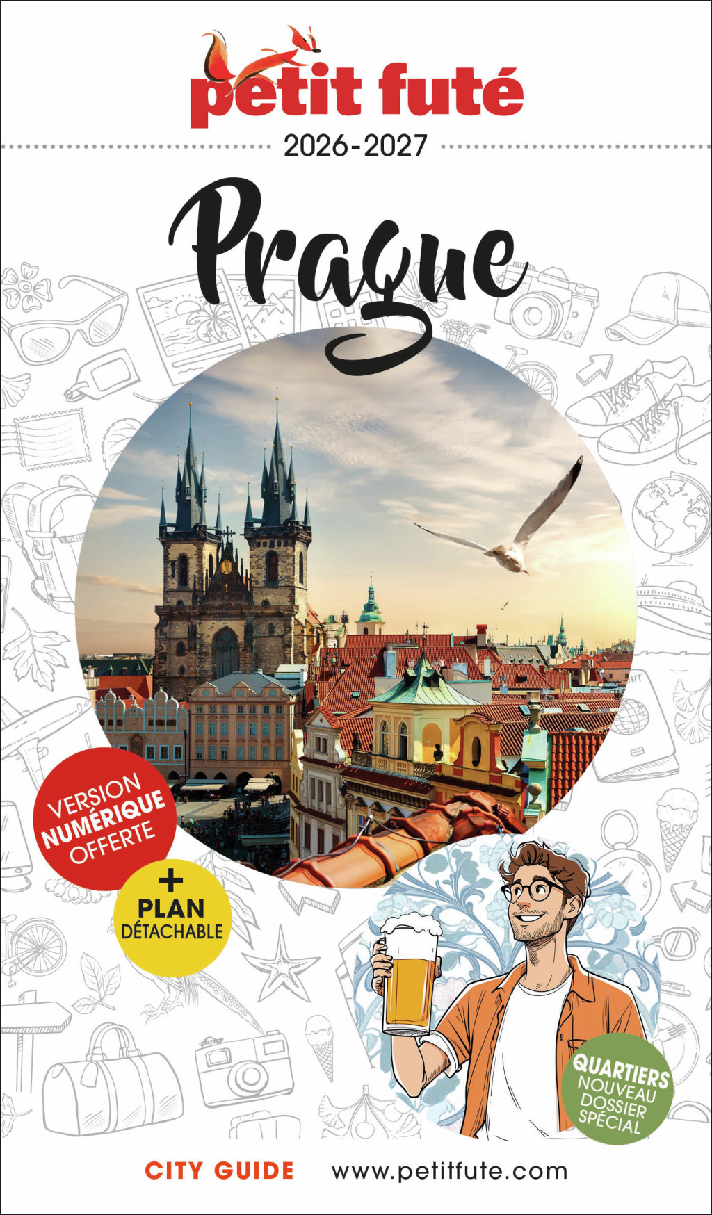 Guide Prague 2026 Petit Futé -  Auzias d. / labourdette j. & alter, Jean-Paul Labourdette, Dominique Auzias - PETIT FUTE