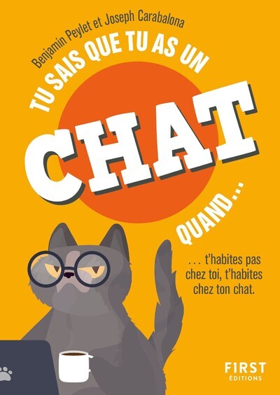 Tu sais que tu as un chat quand... 2e éd - Benjamin Peylet, Joseph Carabalona - FIRST