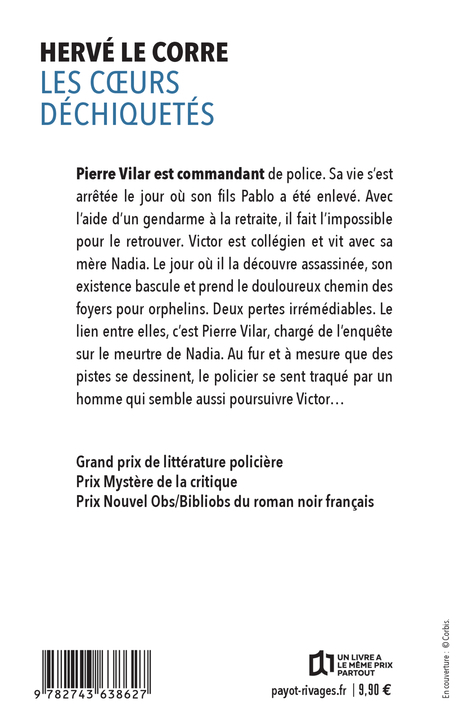Les coeurs déchiquetés - Hervé Le Corre, Francois Guerif - RIVAGES