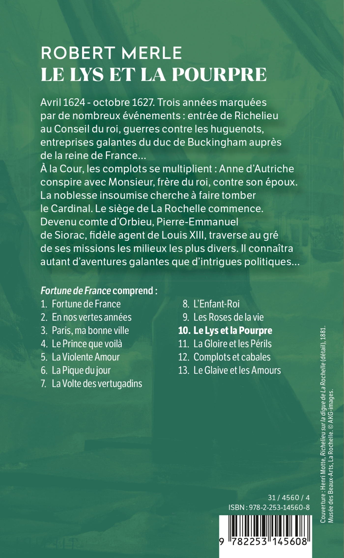 Le Lys et la Pourpre (Fortune de France, Tome 10) - Robert Merle - LGF
