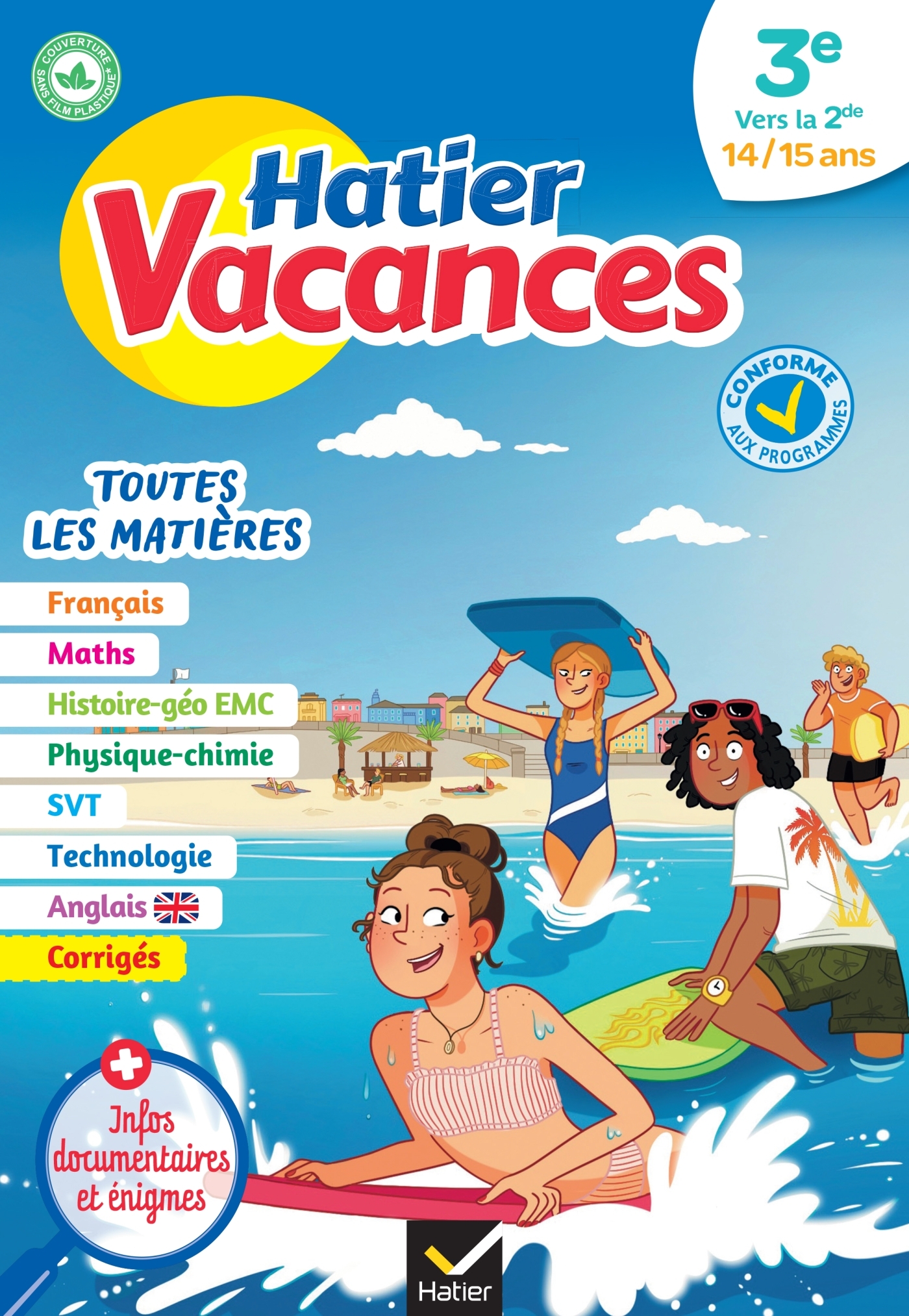 Cahier de vacances 2026 - Hatier vacances - Toutes les matières de la 3e à la 2de - Jean-Pierre Bureau, Caroline Bureau, Jean-Pierre Burriat, Laurent Dedryver, Brigitte Lancien - HATIER