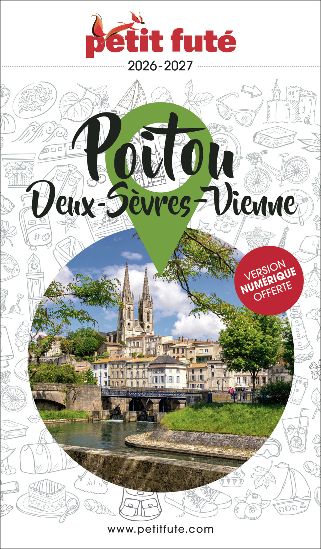 Guide Poitou 2026/2027 Petit Futé: Deux-Sèvres Vienne -  Auzias d. / labourdette j. & alter, Jean-Paul Labourdette, Dominique Auzias - PETIT FUTE