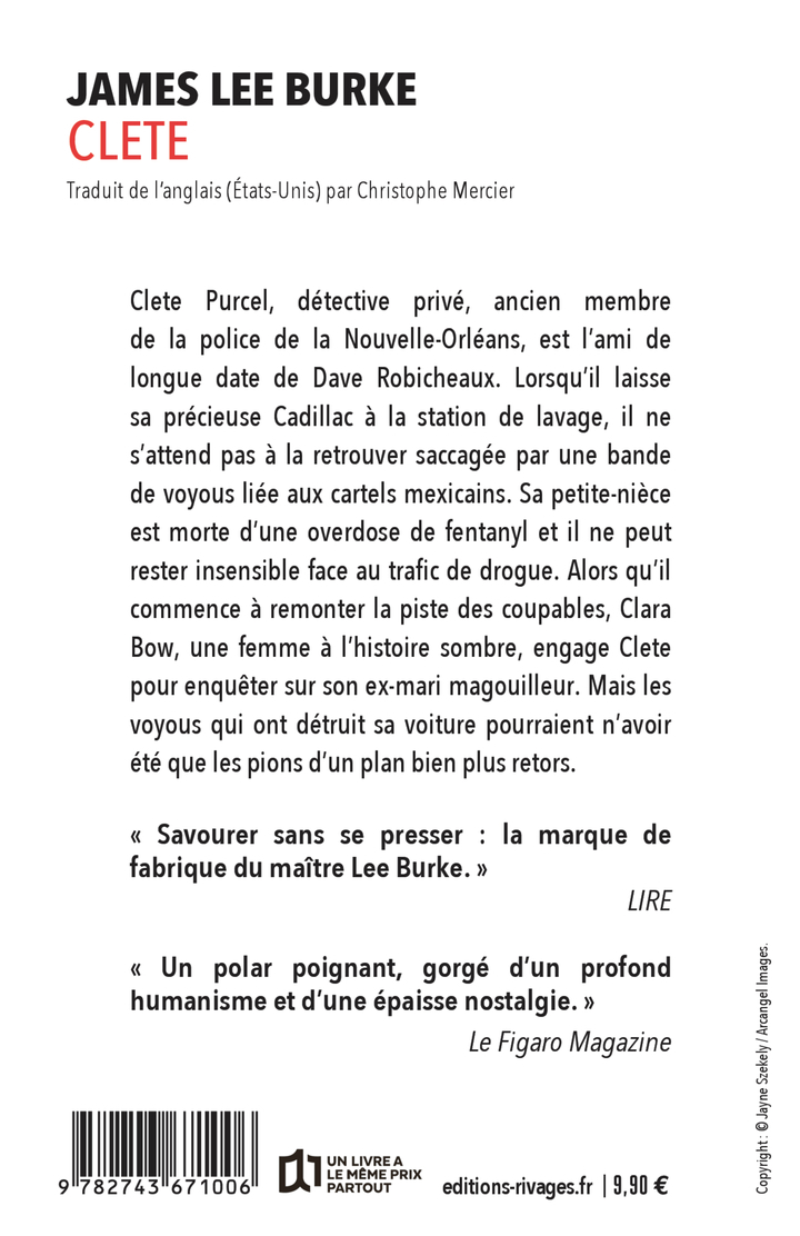 Clete - James lee Burke, François Guérif. - RIVAGES