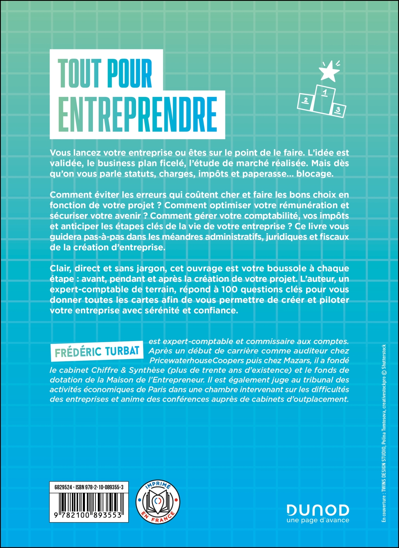 Tout pour entreprendre - Frédéric TURBAT - DUNOD