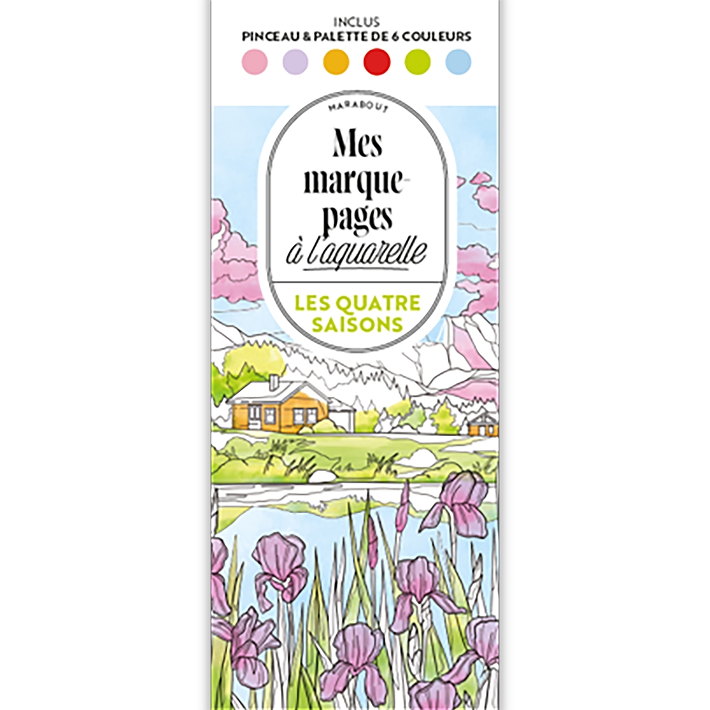 Mes marque-pages à l'aquarelle - Quatre saisons - ERICK ALEXANDERSON ROSAS,   - MARABOUT
