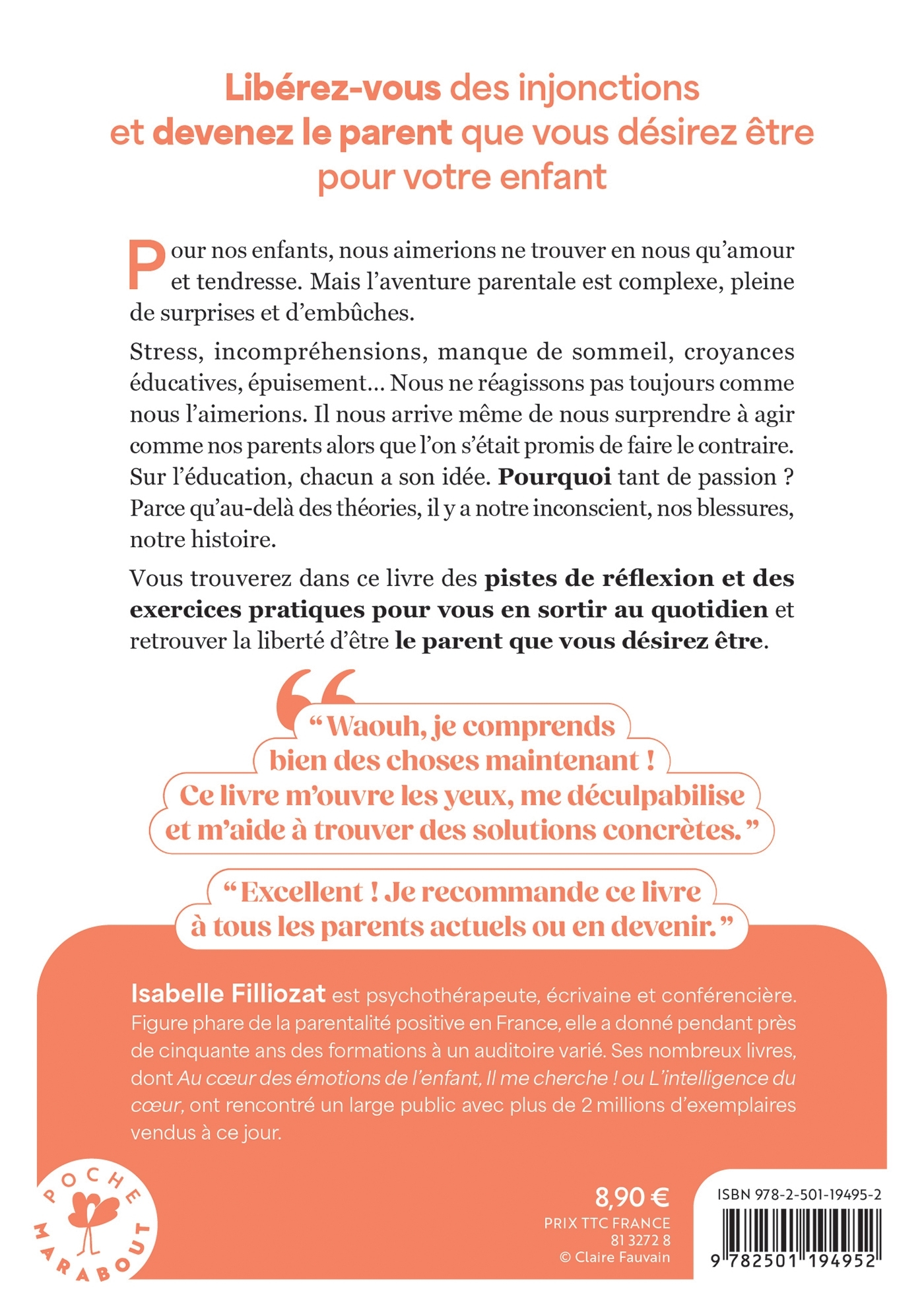 Il n'y a pas de parent parfait - Isabelle Filliozat - MARABOUT