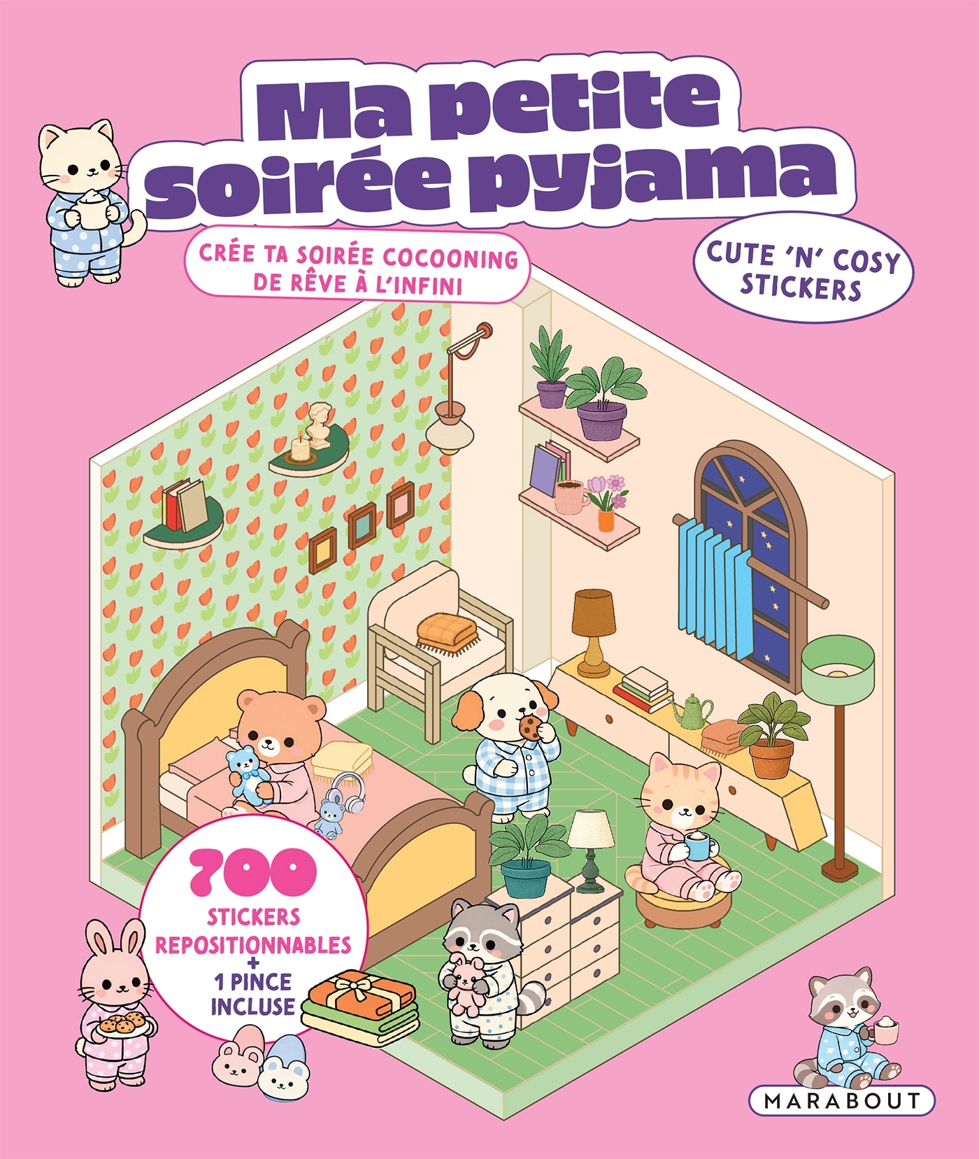 Soirée pyjama - Cute 'n' cosy stickers -  - MARABOUT