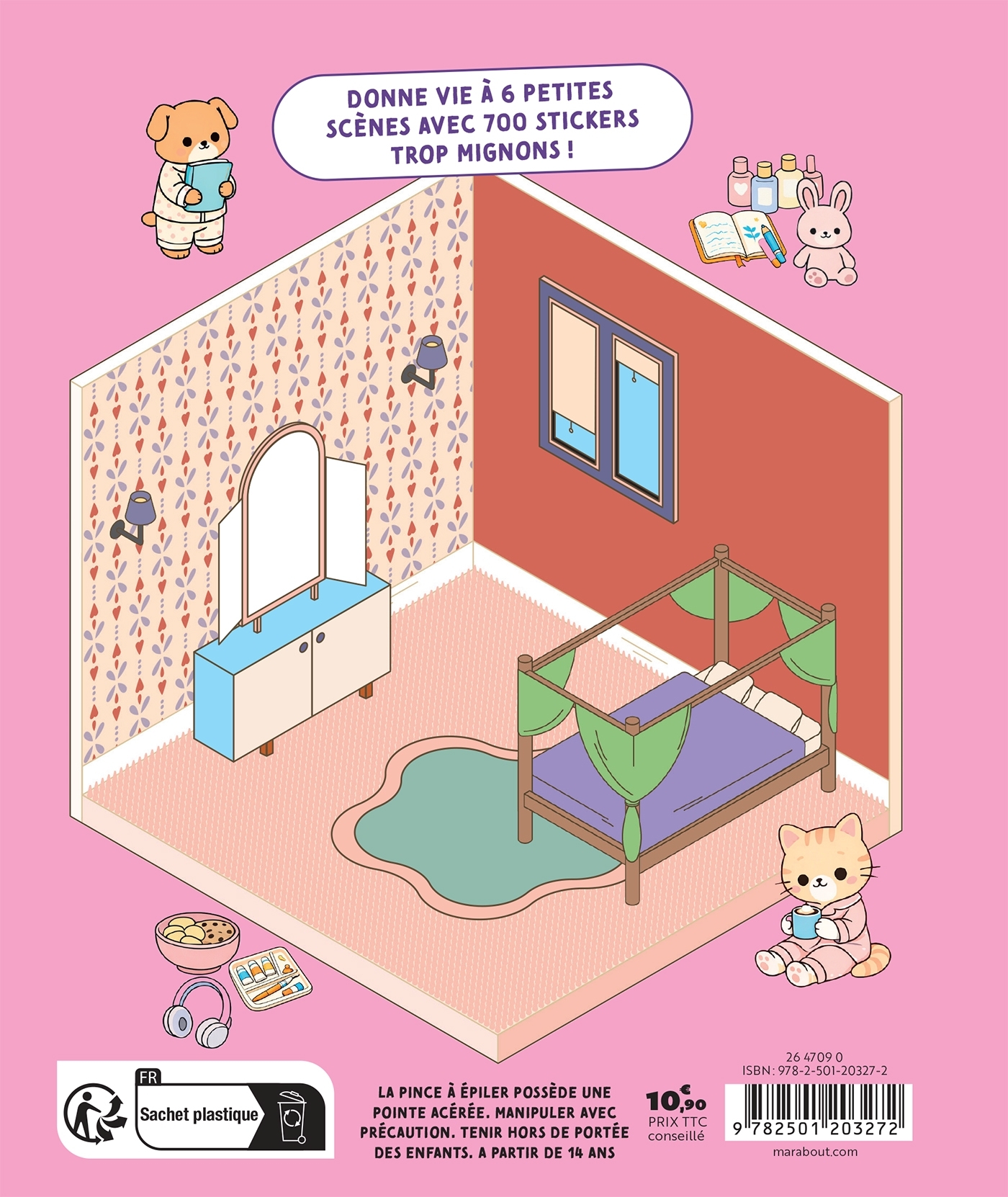 Soirée pyjama - Cute 'n' cosy stickers -  - MARABOUT