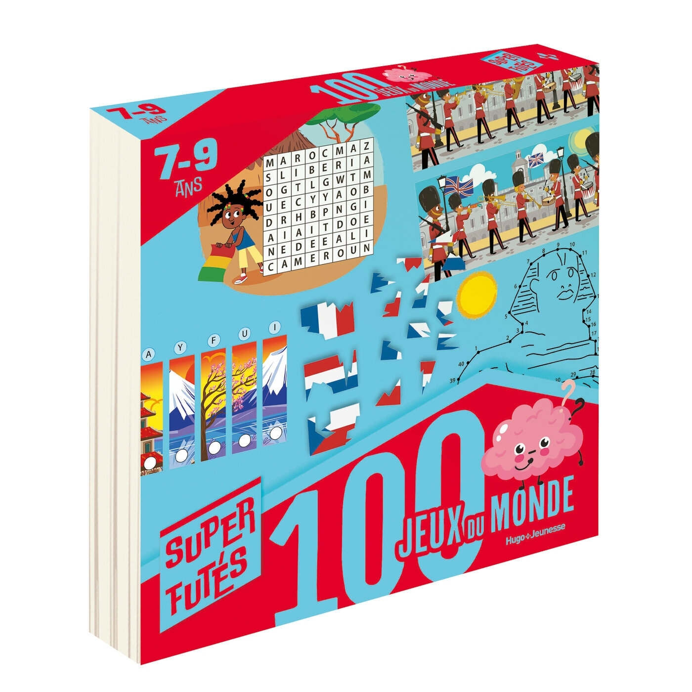 100 jeux du monde pour Super Futés 7-9 ans - Sandra Collet - HUGO JEUNESSE