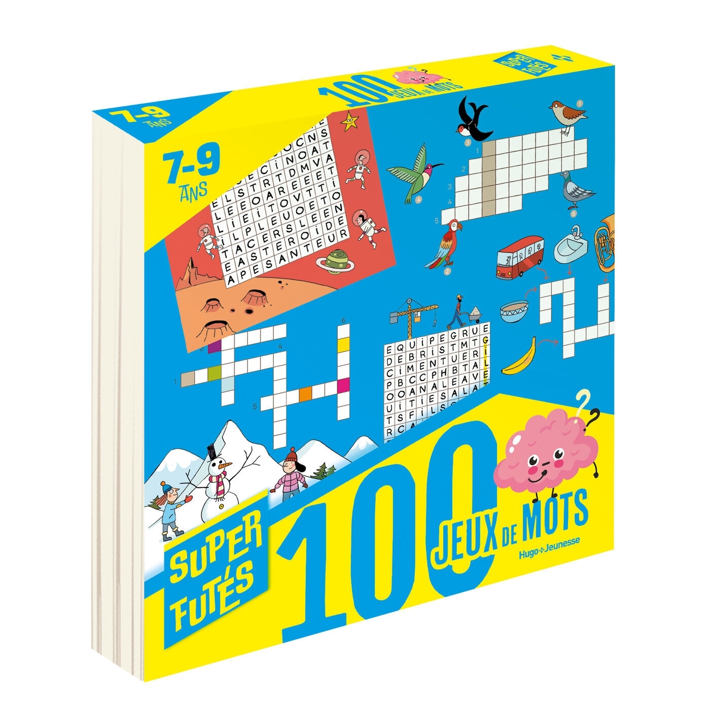 100 jeux de mots pour Super Futés 7-9 ans - Sandra Collet - HUGO JEUNESSE