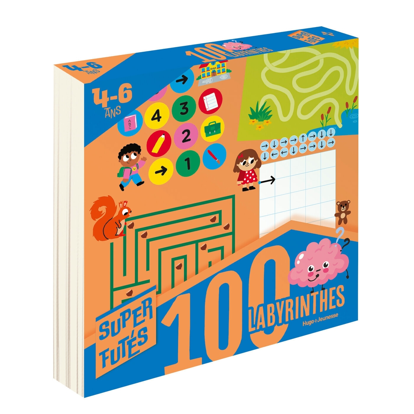 100 labyrinthes pour Super futés 4-6 ans -  - HUGO JEUNESSE