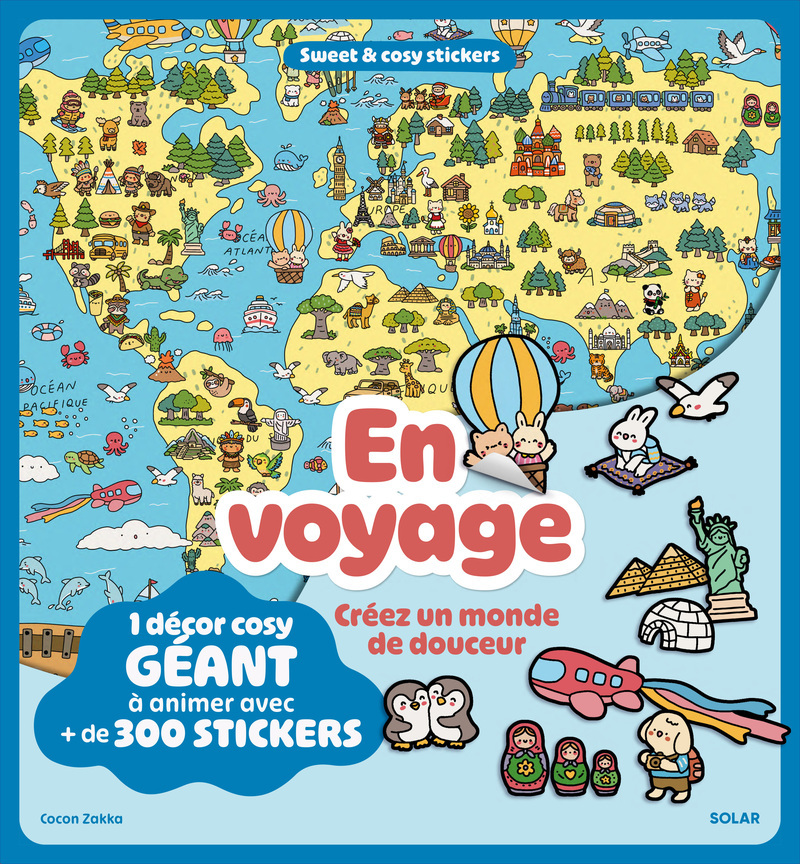 STICKERS POSTER COSY En voyage ! - Lili Hsu - SOLAR
