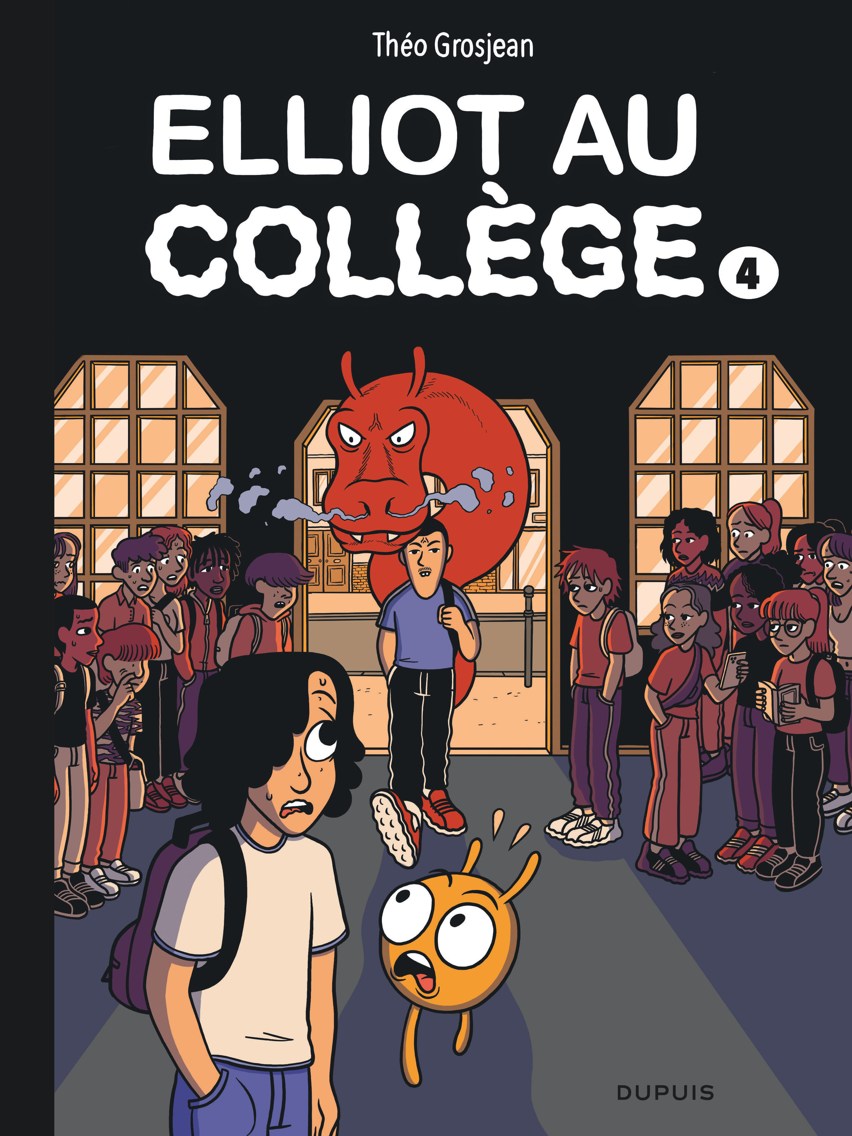 Elliot au collège - Tome 4 - Dernier frisson -  Grosjean Théo, Théo Grosjean - DUPUIS