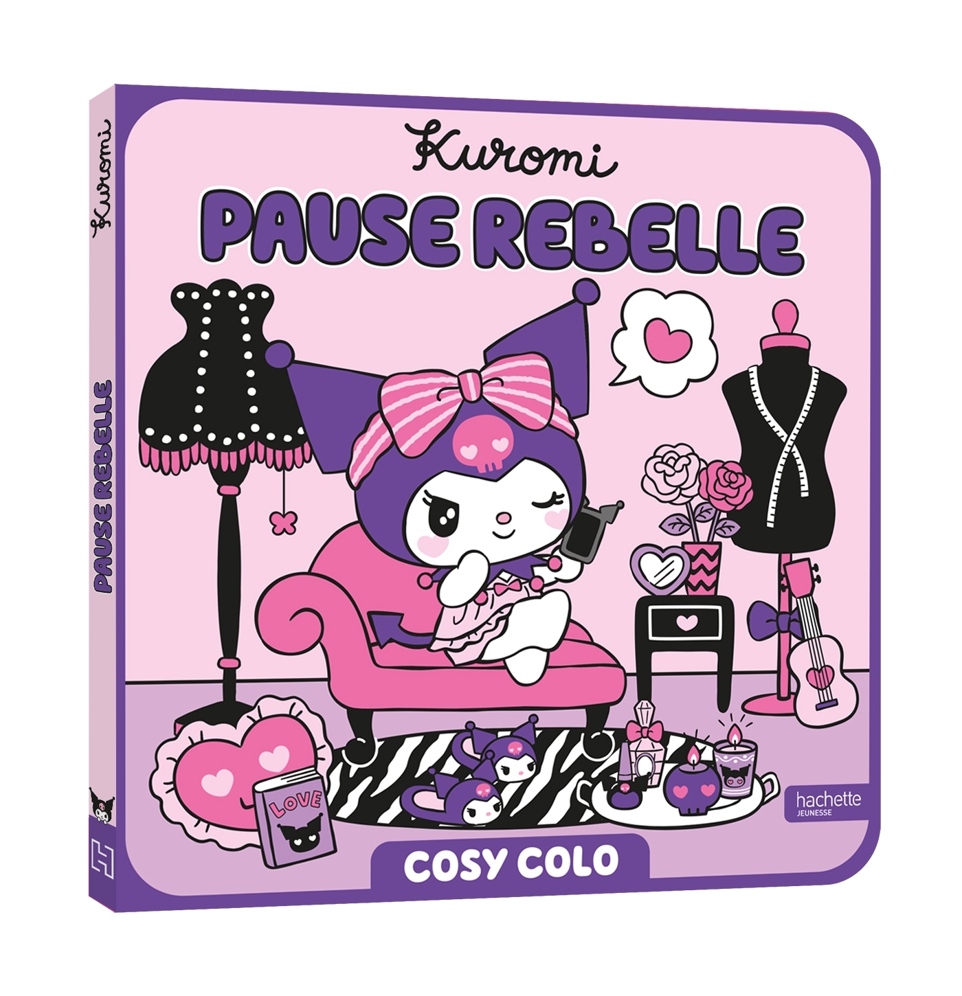 Kuromi - Pause rebelle - Cosy Colo -  Sanrio - HACHETTE JEUN.
