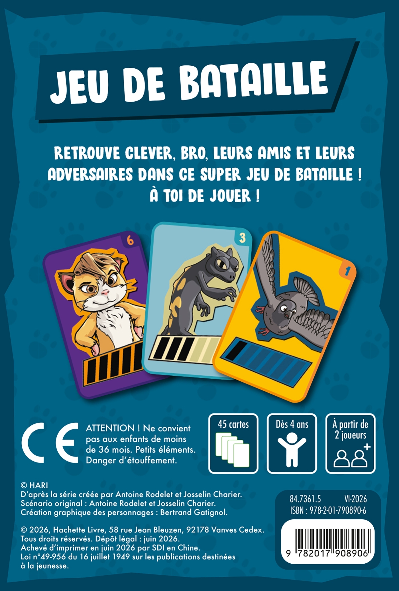 Mystery Lane - Boîte de cartes  - Jeu de bataille -   - HACHETTE JEUN.