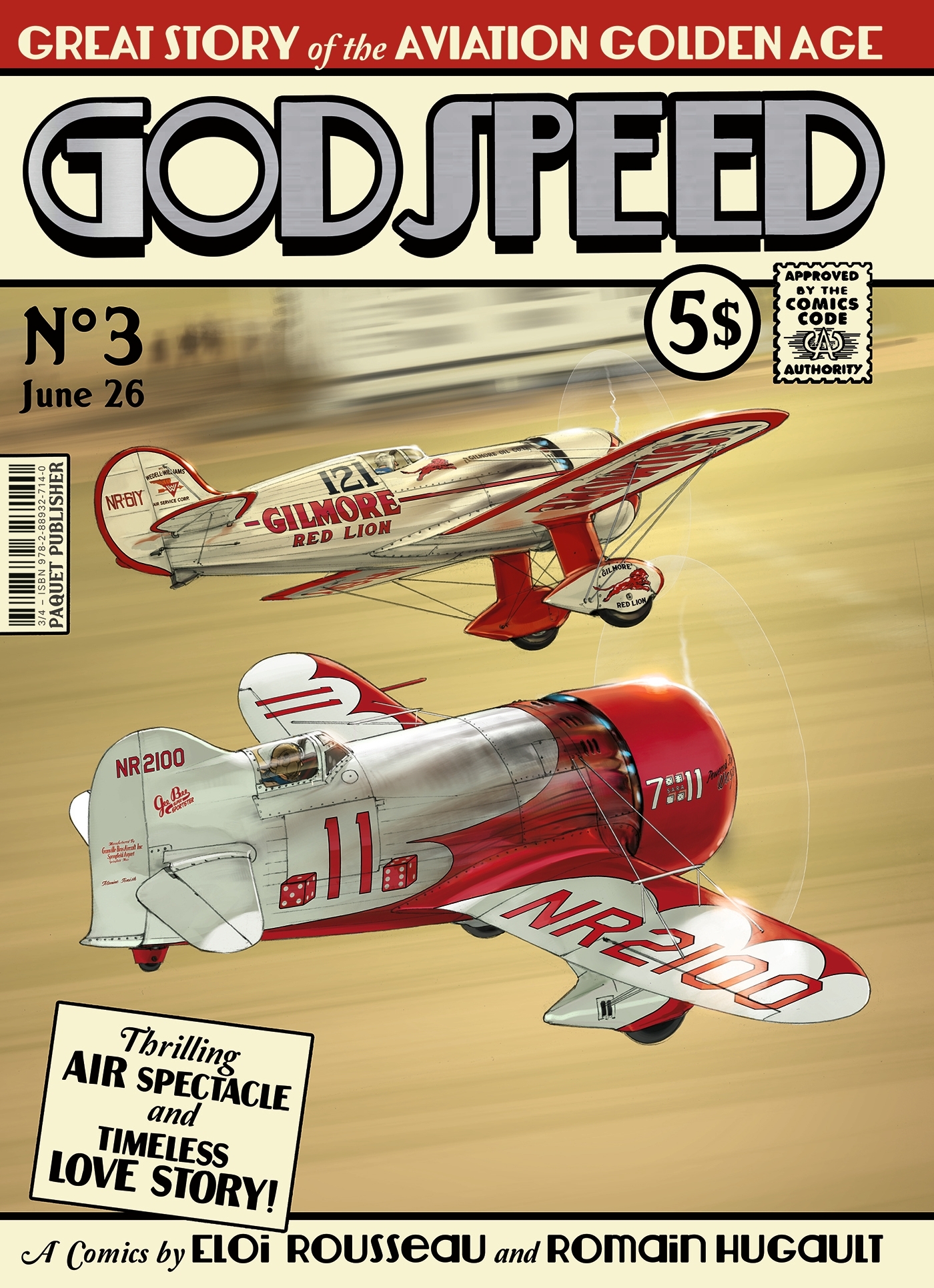 GODSPEED - COMICS T3 - Éloi Rousseau - PAQUET