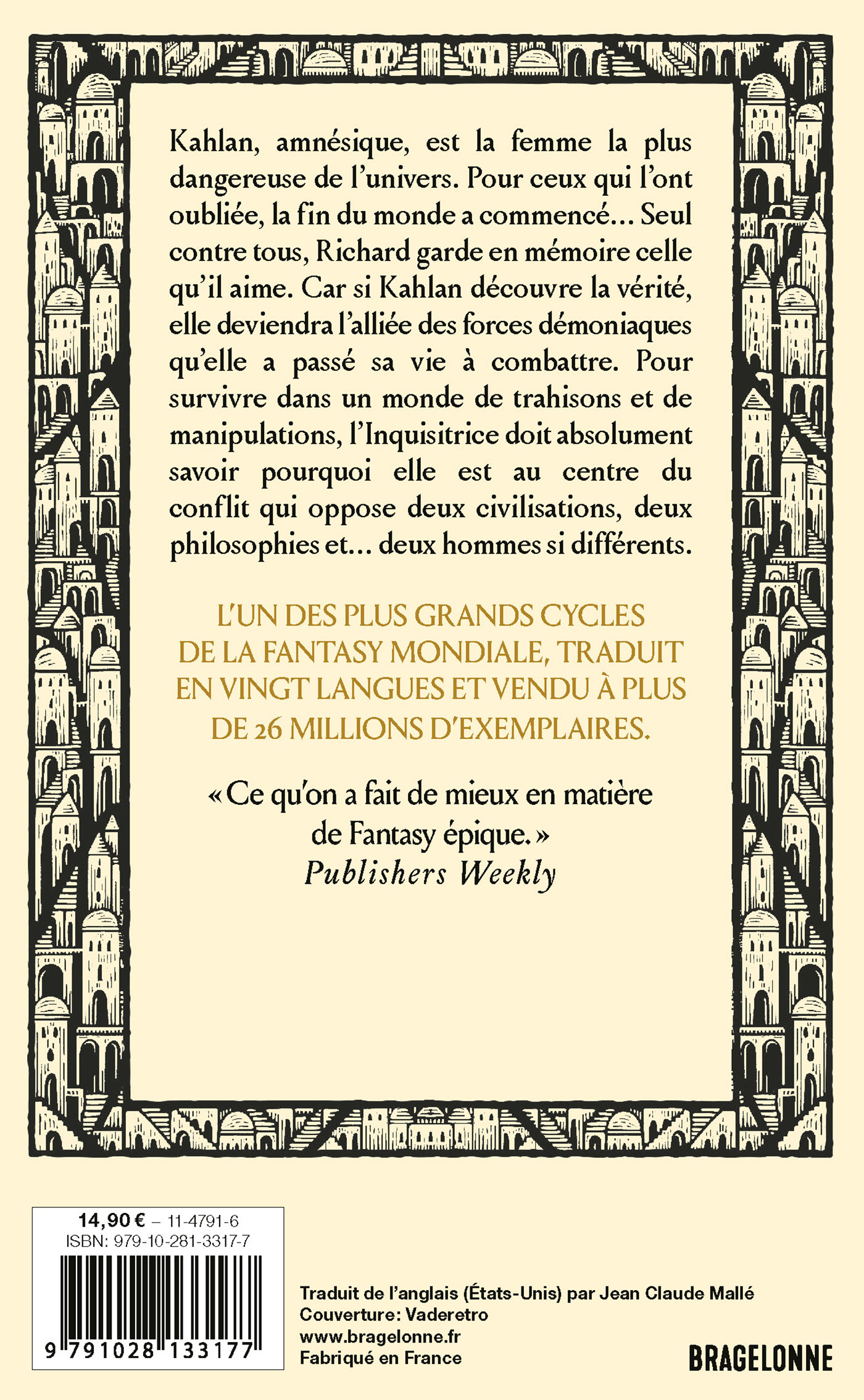 L'Épée de vérité, T10 : Le Fantôme du Souvenir - Terry Goodkind - BRAGELONNE